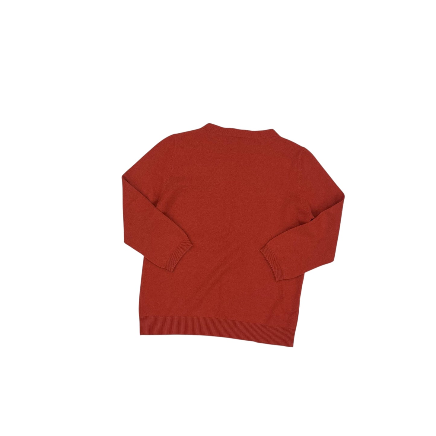 Sweater Cashmere By Talbots In Orange, Size:Lp