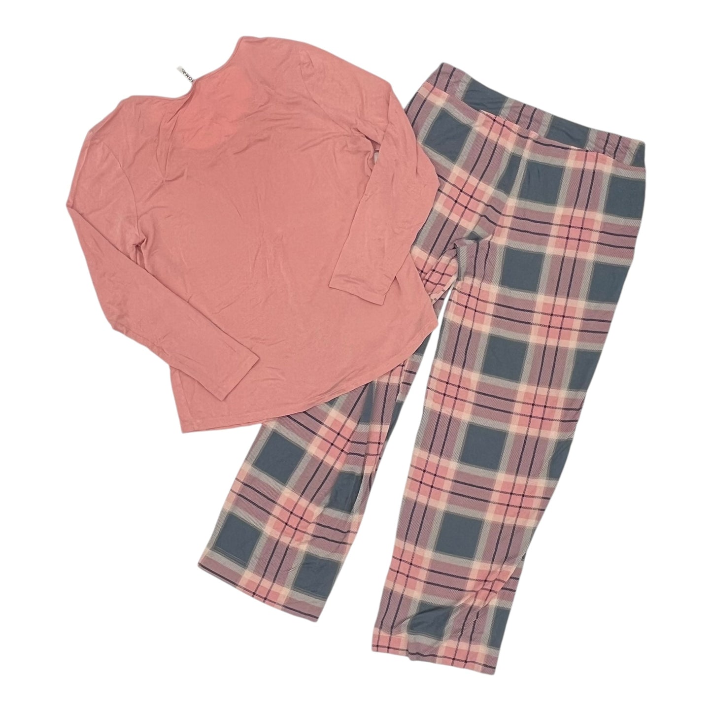 Pajamas 2Pc By Soma In Grey & Pink, Size:M