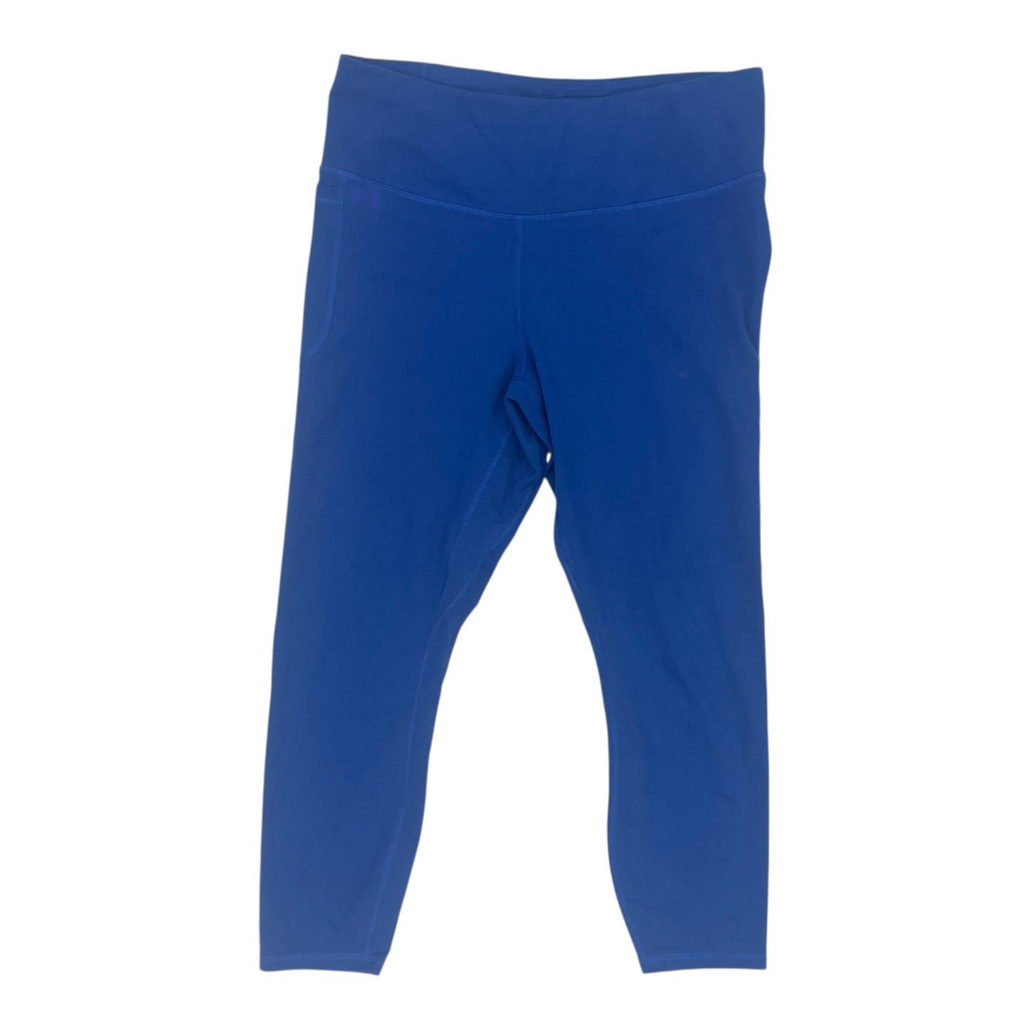 Athletic Leggings By Under Armour In Blue, Size:Xl