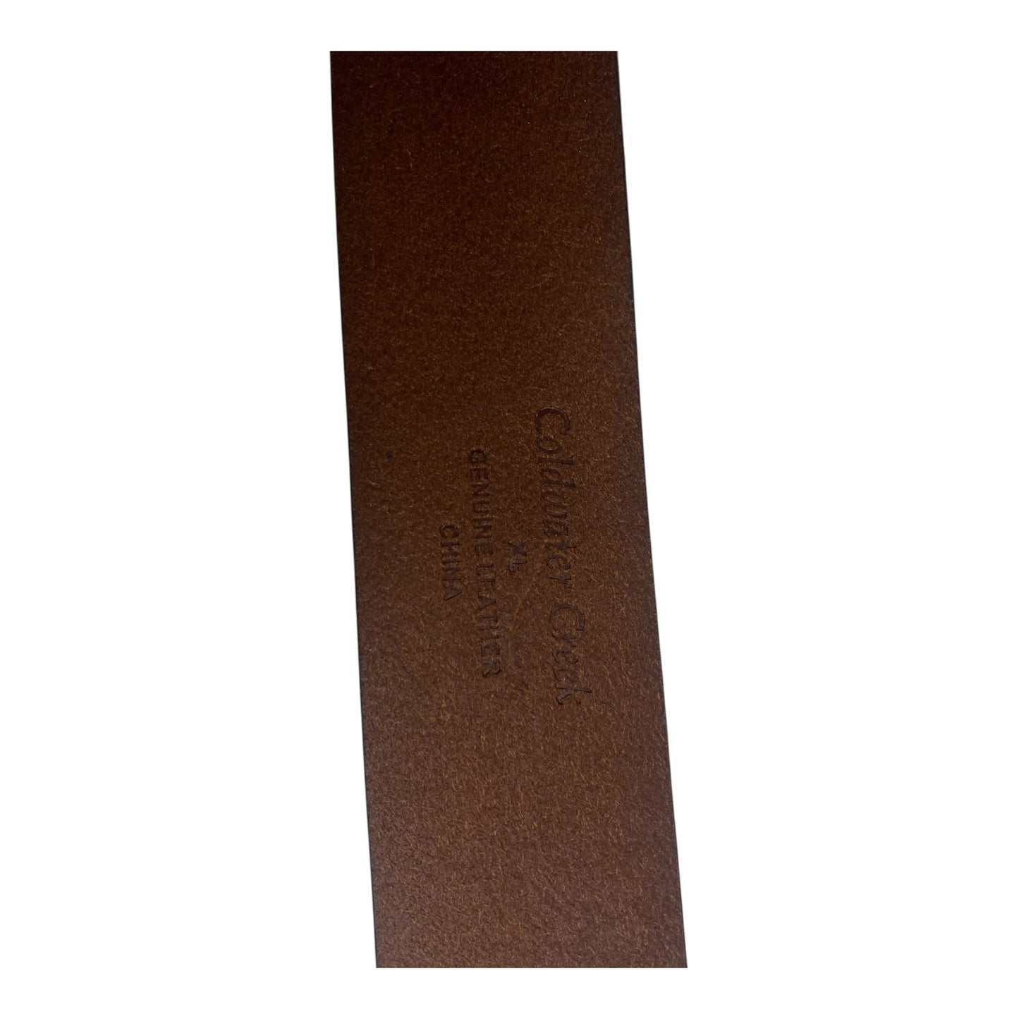 BELT LEATHER by COLDWATER CREEK in BROWN, Size:LARGE