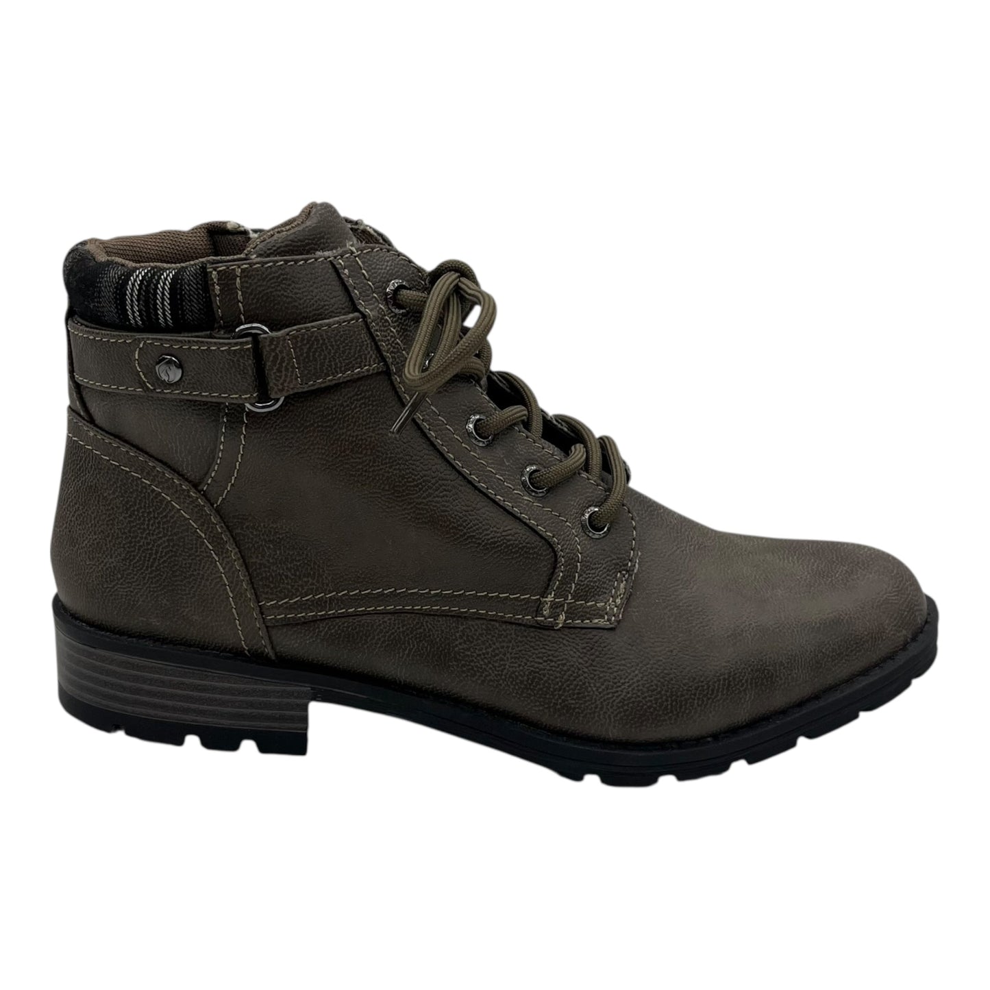 Boots Ankle Flats By Sporto In Brown, Size:10