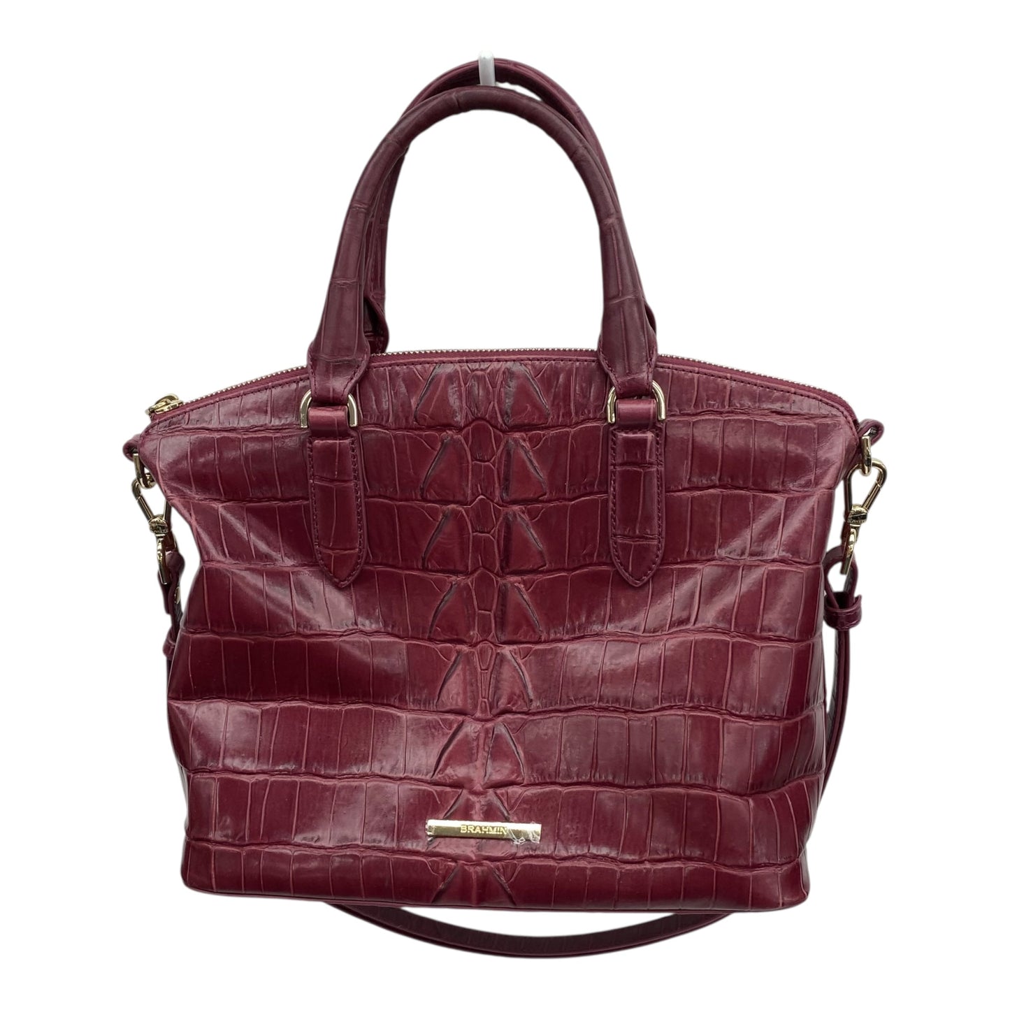 Handbag Designer By Brahmin In Red, Size:Medium