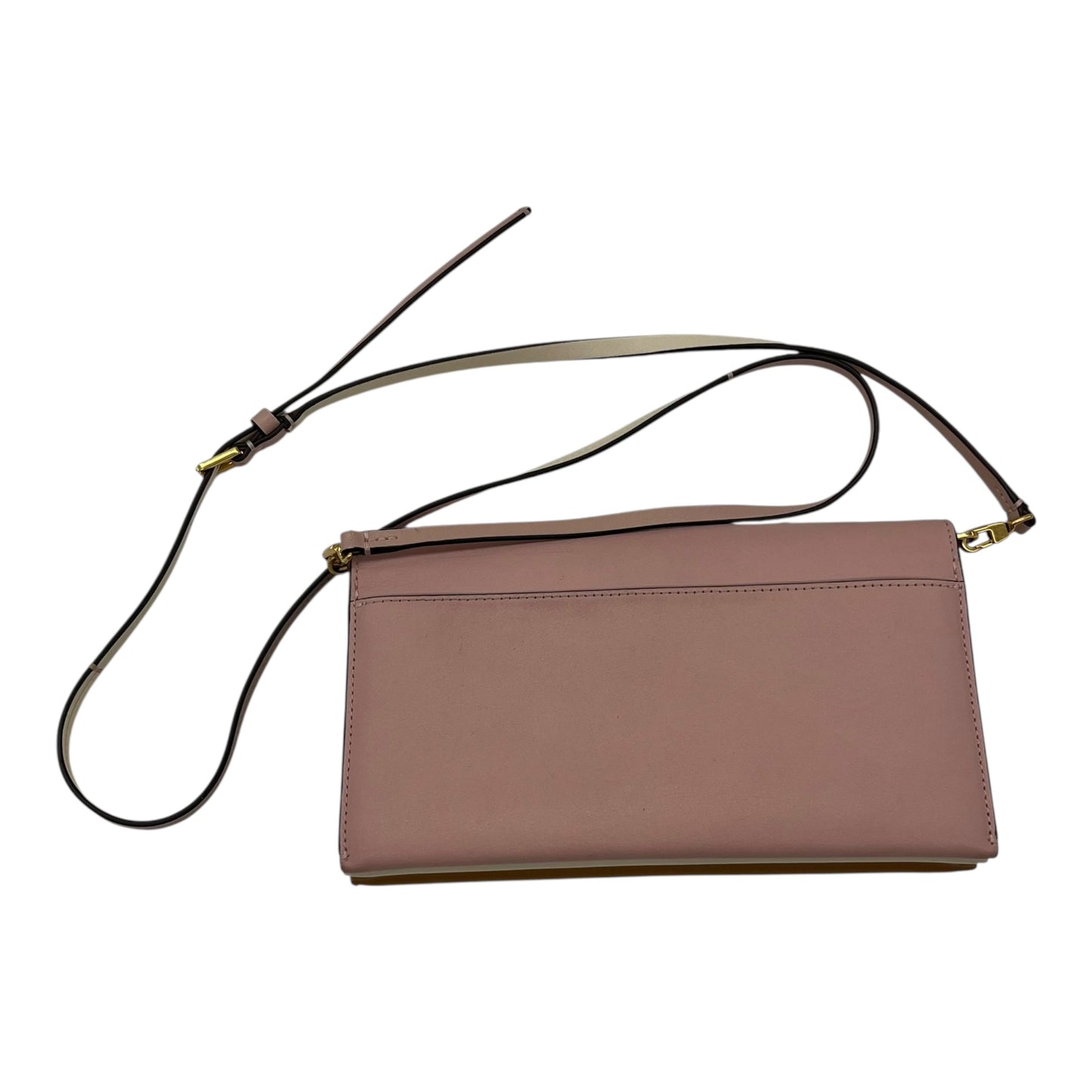 Crossbody Designer By Tory Burch In Cream & Pink, Size:Medium