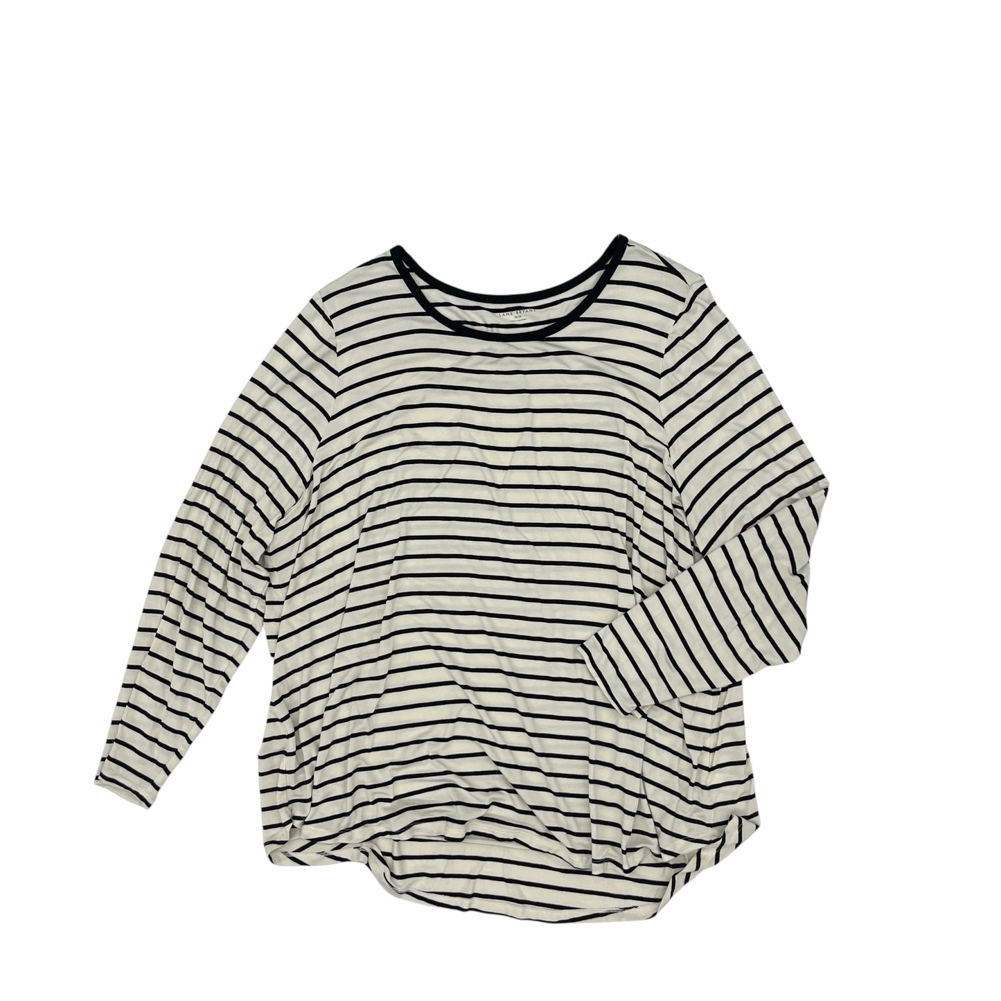 Top Ls By Lane Bryant In Black & Cream, Size:4X