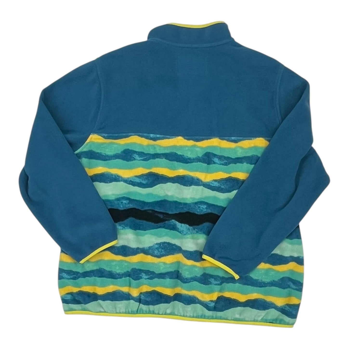 Sweatshirt Collar By Lands End In Teal, Size:2X