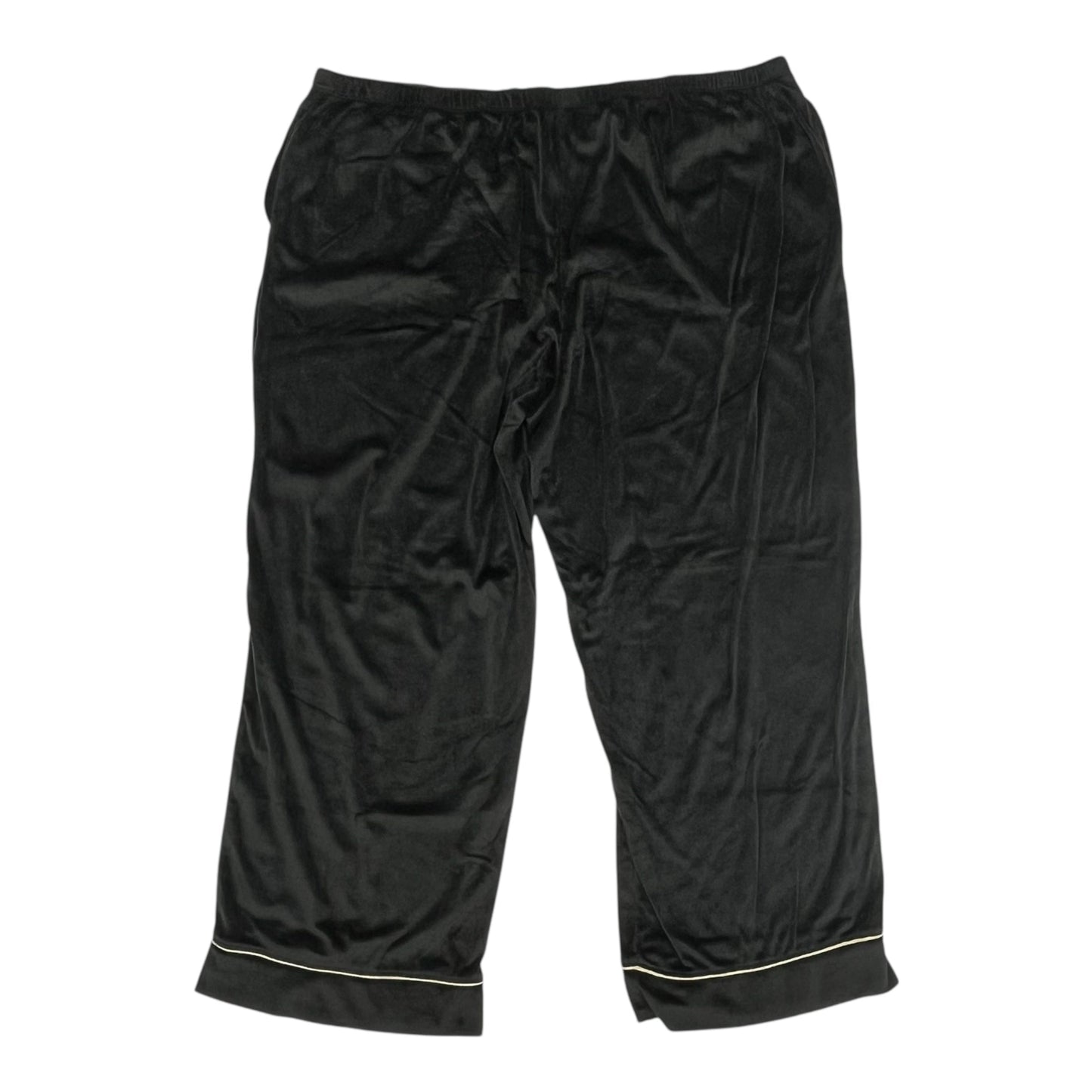 Pajama Pants By Joyspun In Black, Size:3X