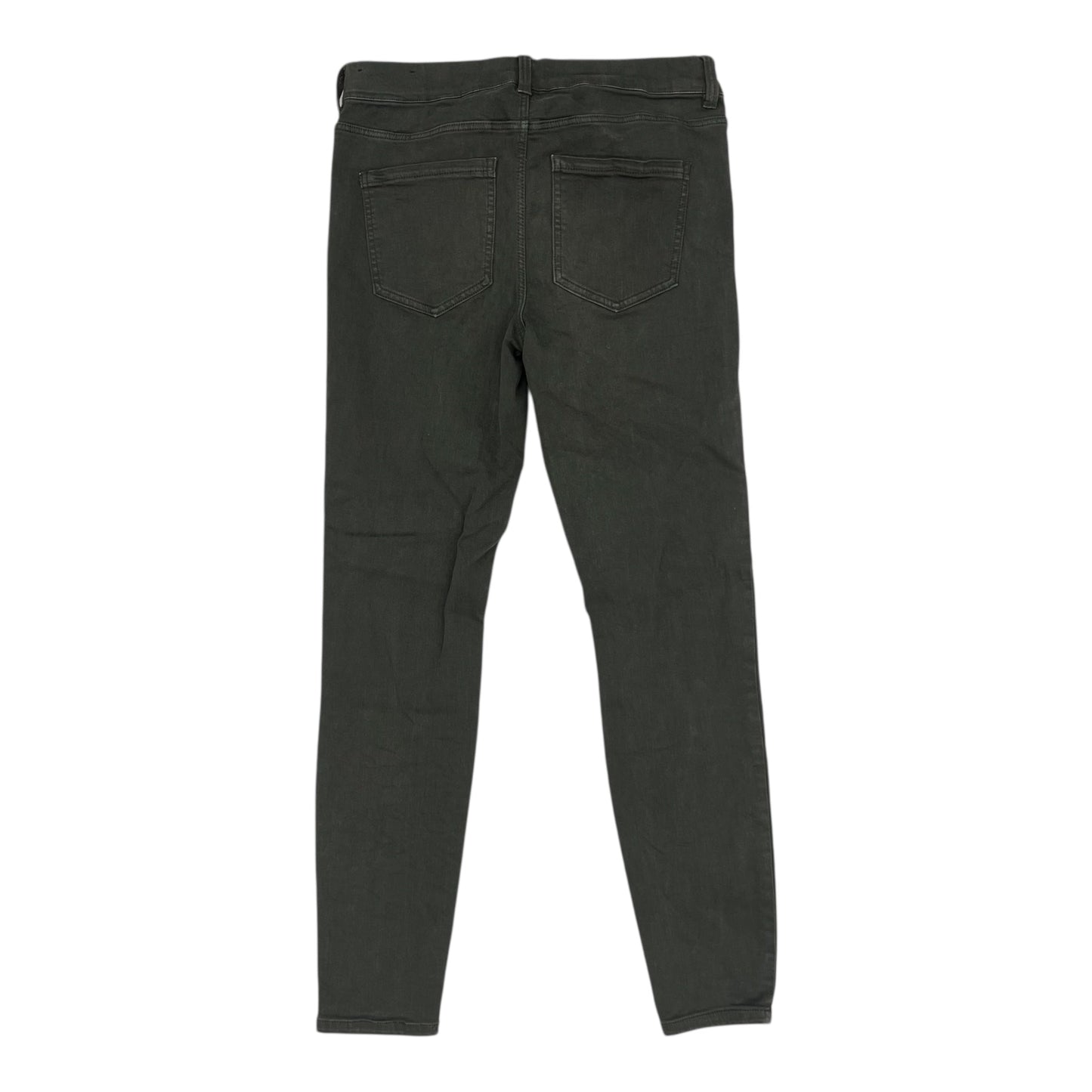 Jeans Skinny By Liverpool In Green Denim, Size:6