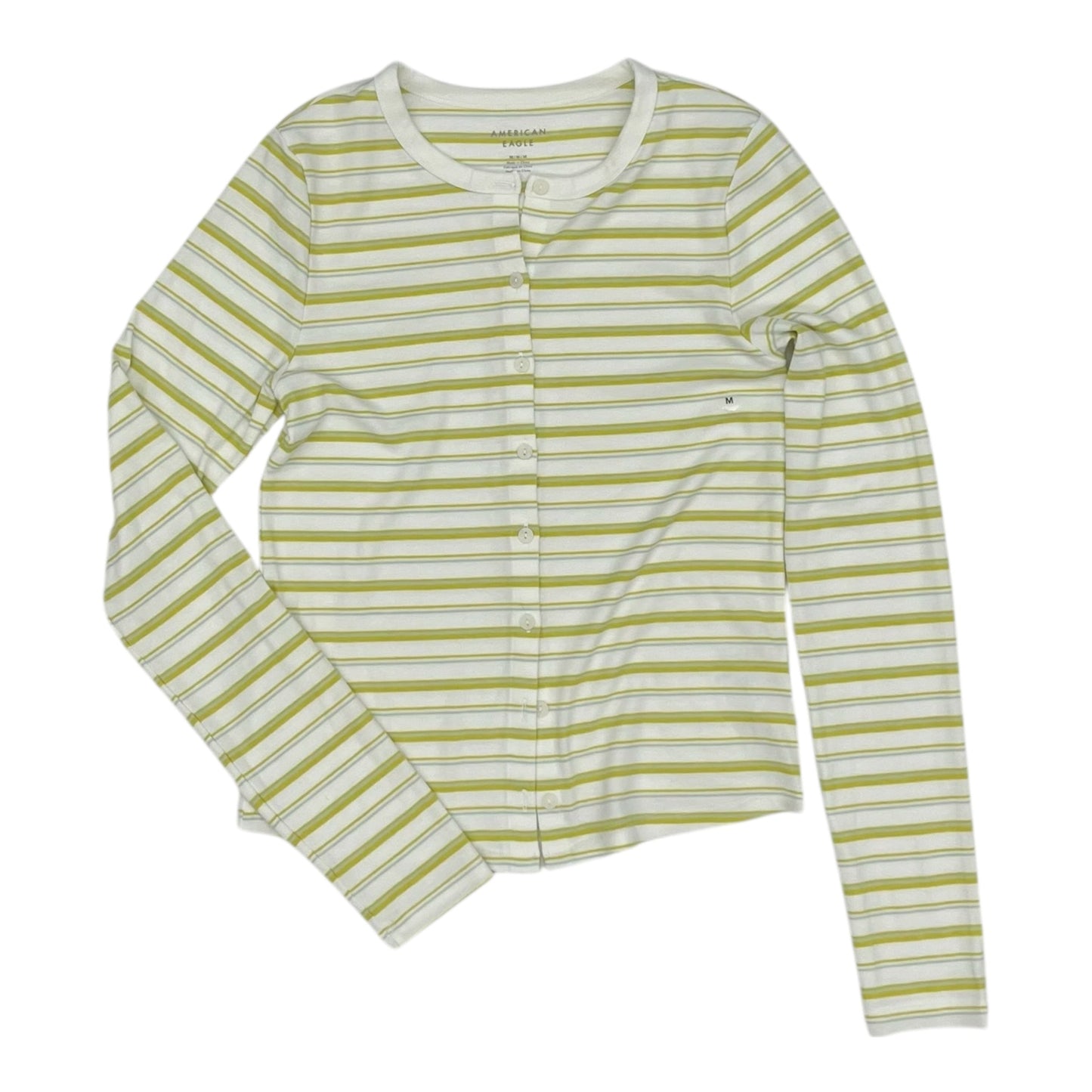 Cardigan By American Eagle In Striped Pattern, Size:M