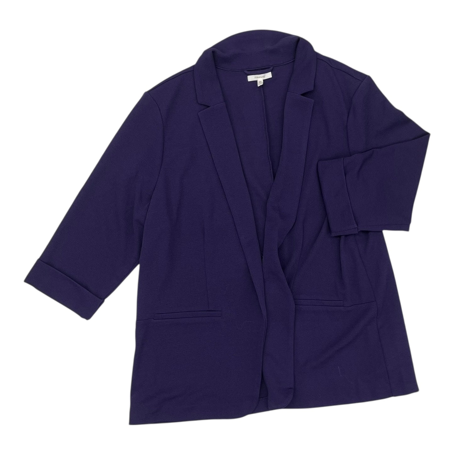 Blazer By Maurices In Purple, Size:1X