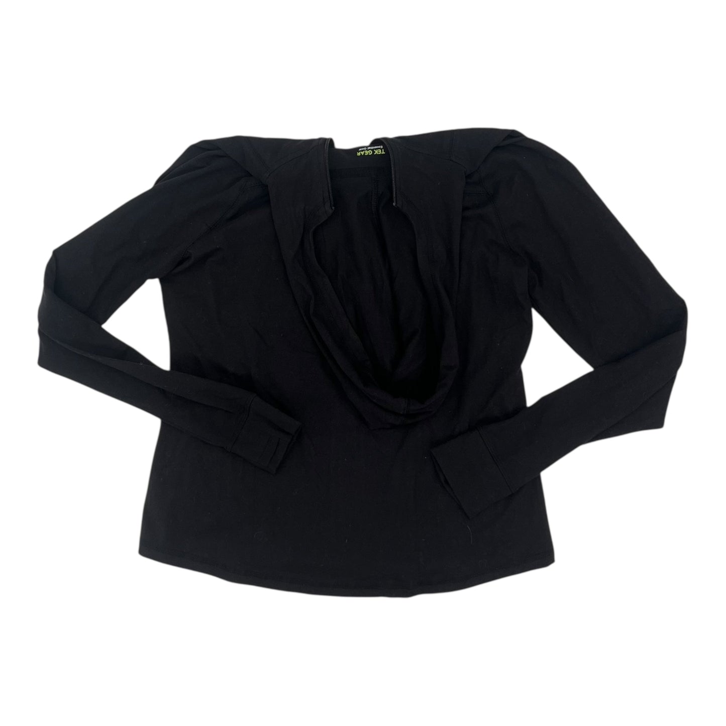 Athletic Jacket By Tek Gear In Black, Size:L