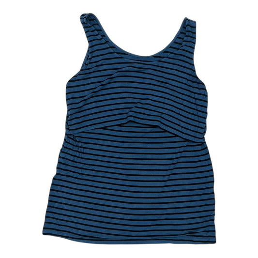 NURSING TOP SLEEVELESS by A GLOW In BLUE, Size: L