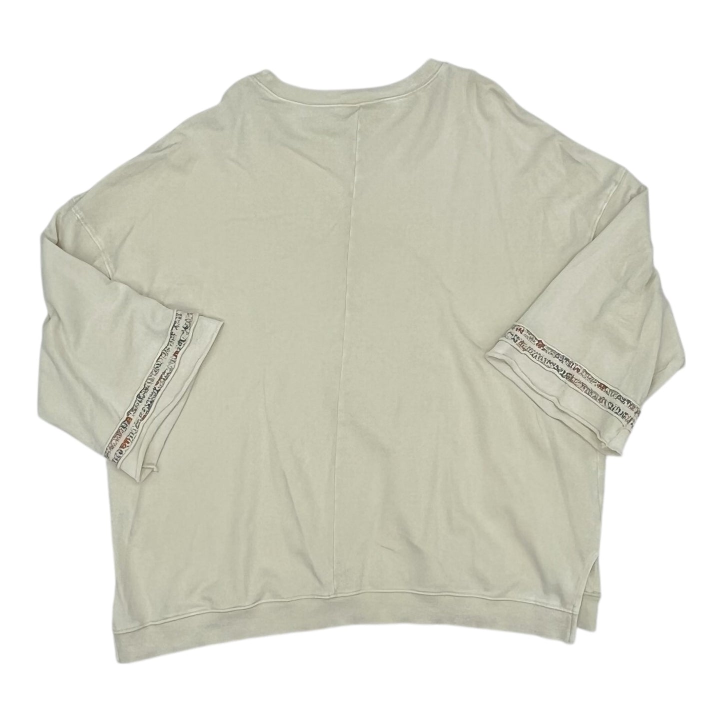 Top Ls By Easel In Cream, Size:L