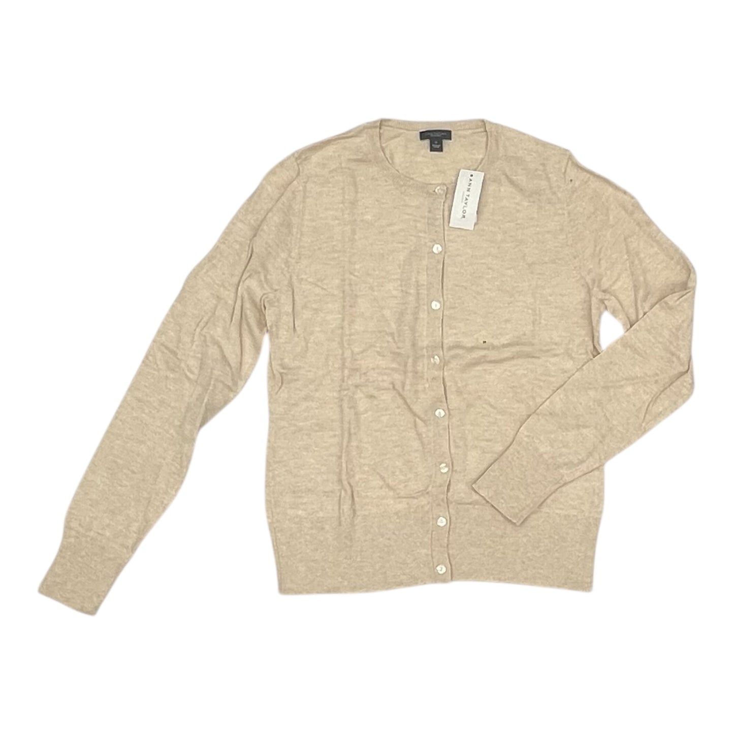 Cardigan By Ann Taylor In Tan, Size:M