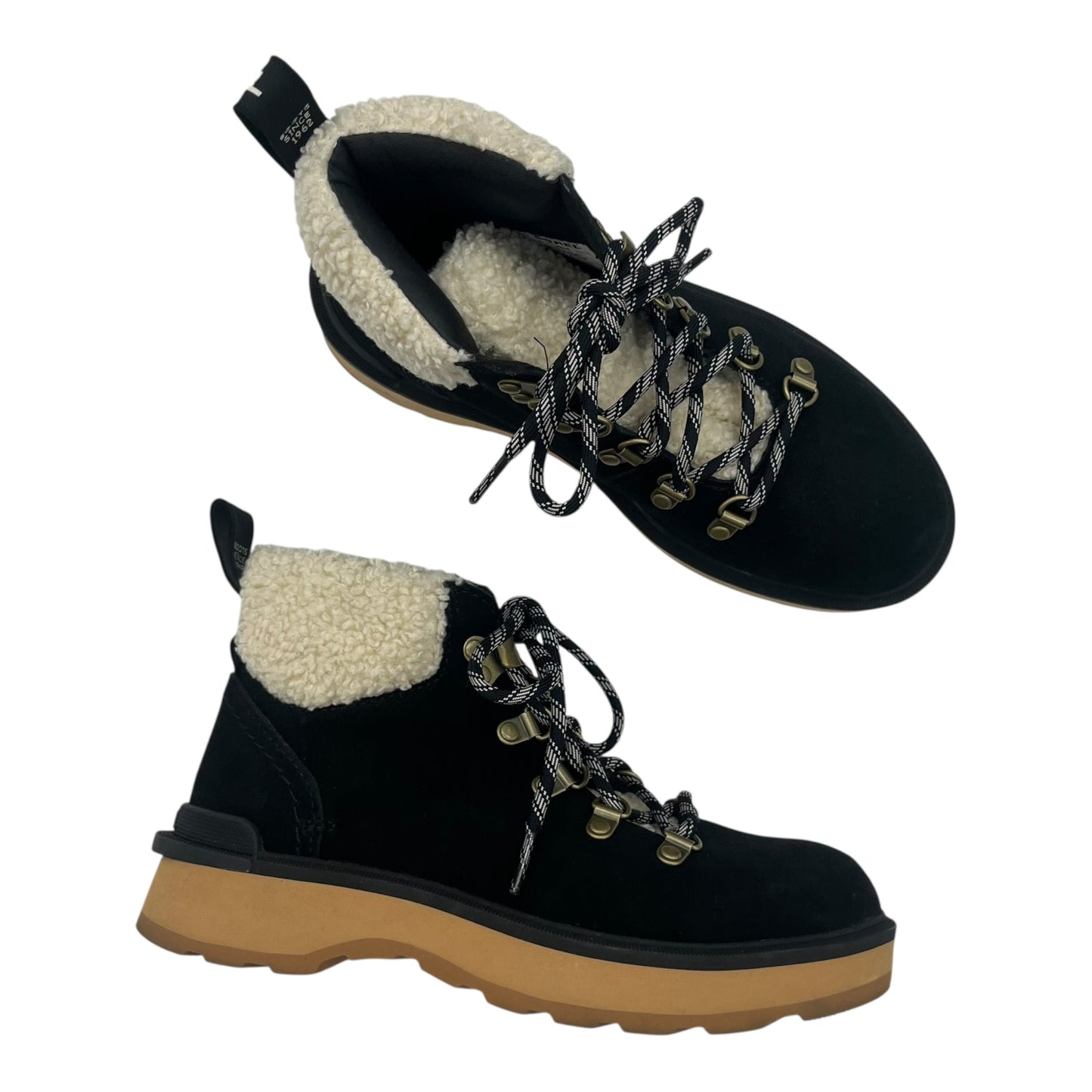 Boots Ankle Flats By Sorel In Black, Size:6