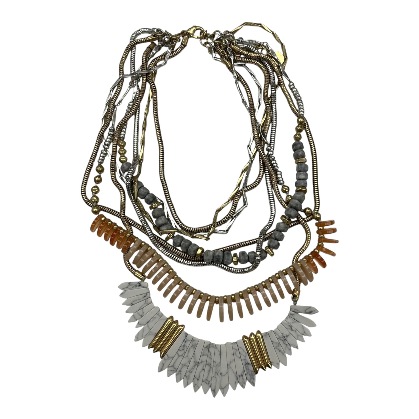 NECKLACE LAYERED by STELLA AND DOT In GOLD & SILVER