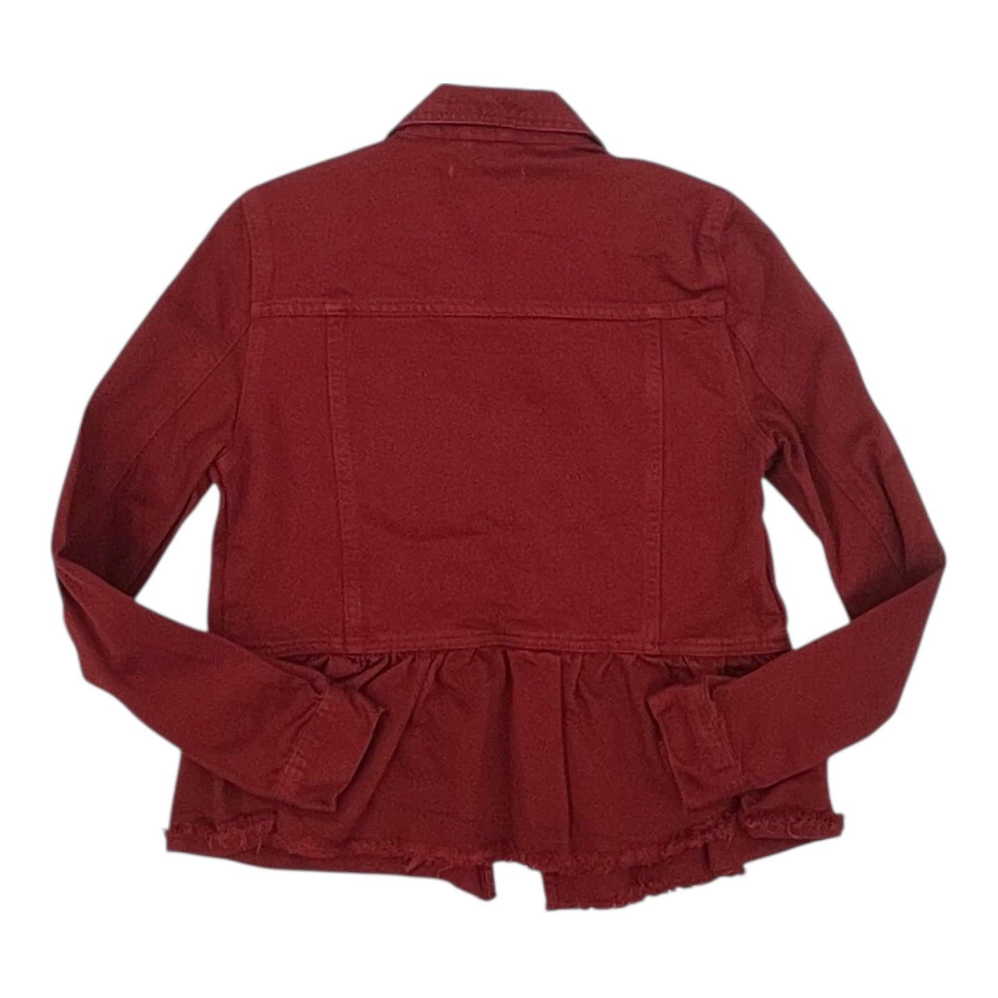 Jacket Denim By Miami In Red Denim, Size:S