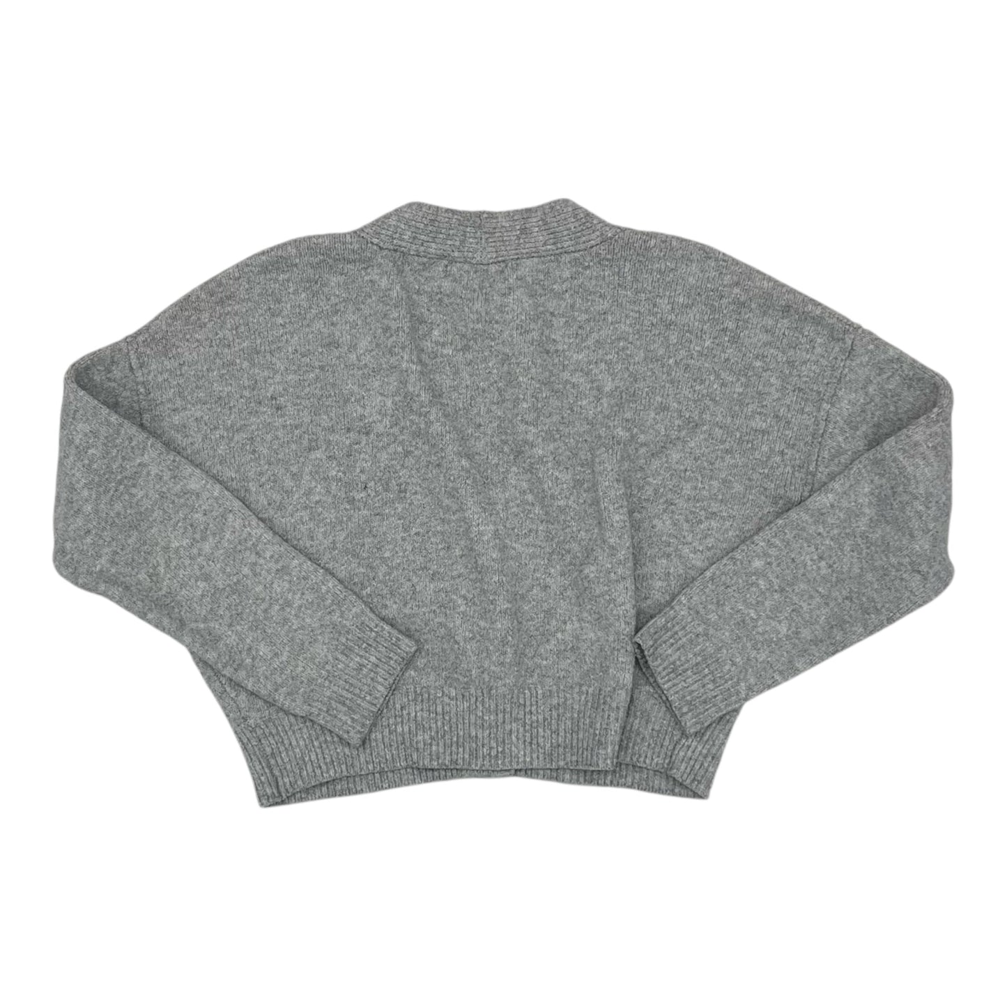 Sweater Cardigan By Love Tree In Grey, Size:M