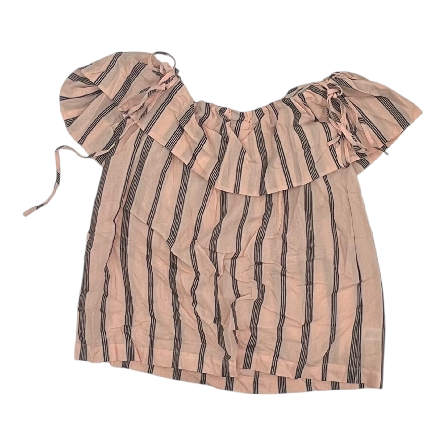 Blouse Ss By Loft In Pink, Size:Xs