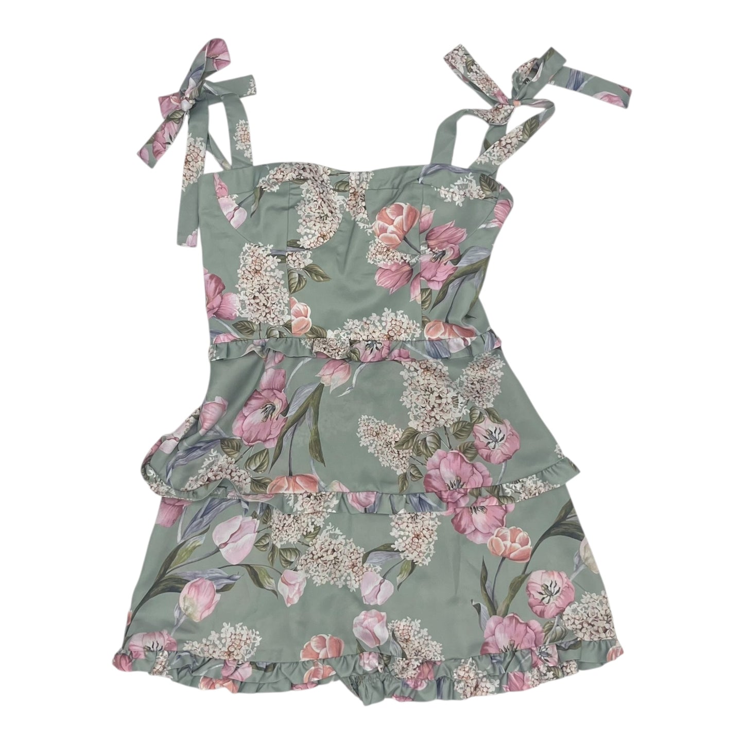 Dress Party Short By Show Me Your Mumu In Green, Size:L