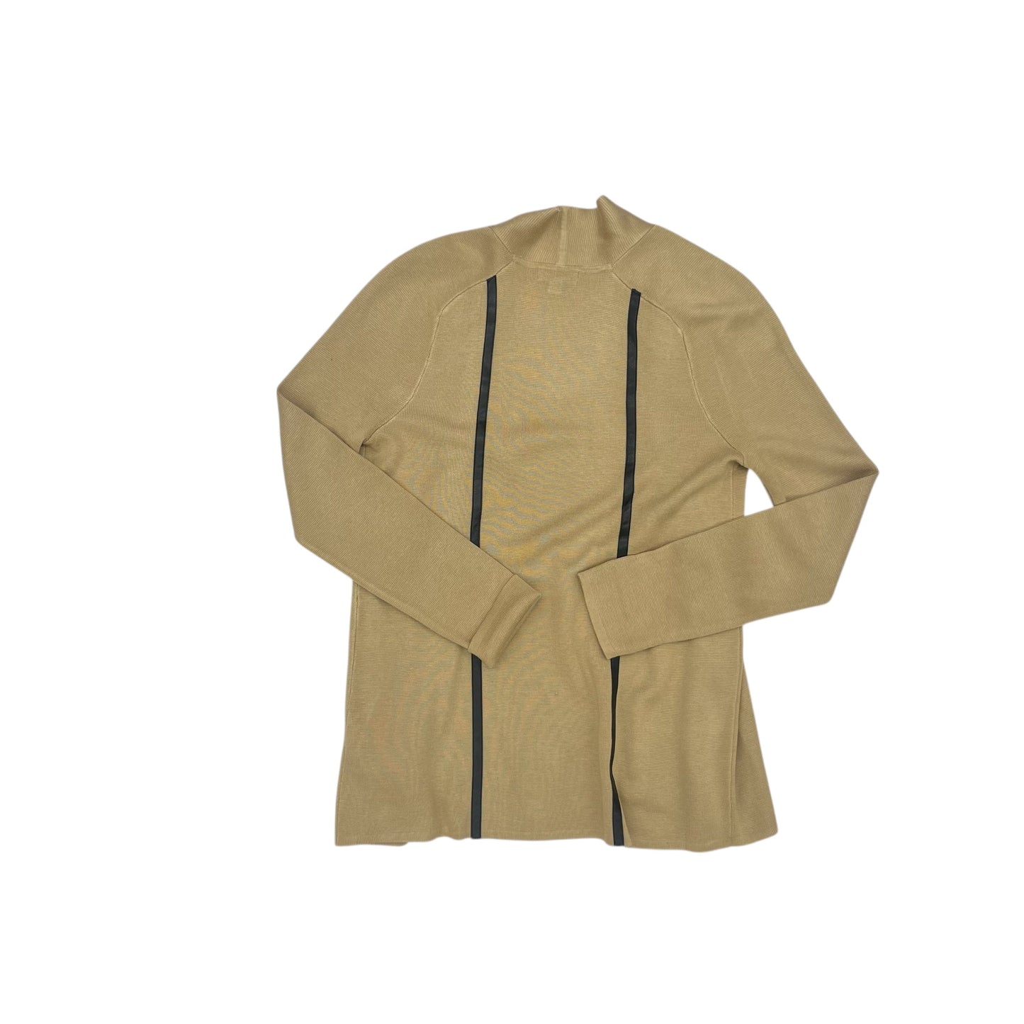 Sweater Cardigan By Calvin Klein In Brown, Size:M