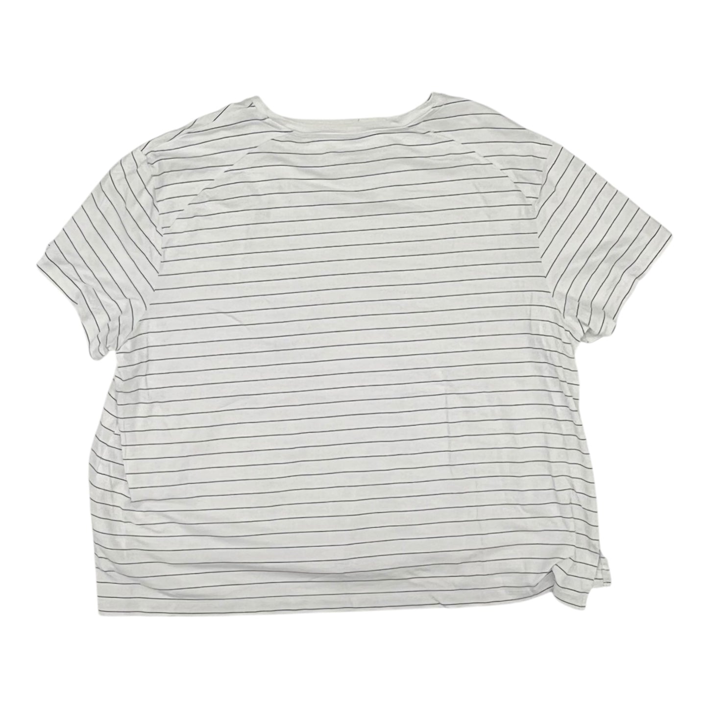 Athletic Top Ss By Flx In Green & White, Size:Xl