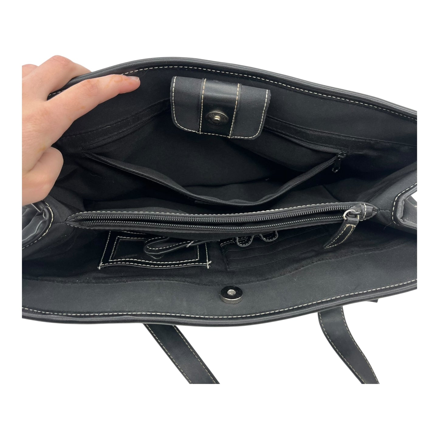 Handbag By Nine West In Black, Size:Large