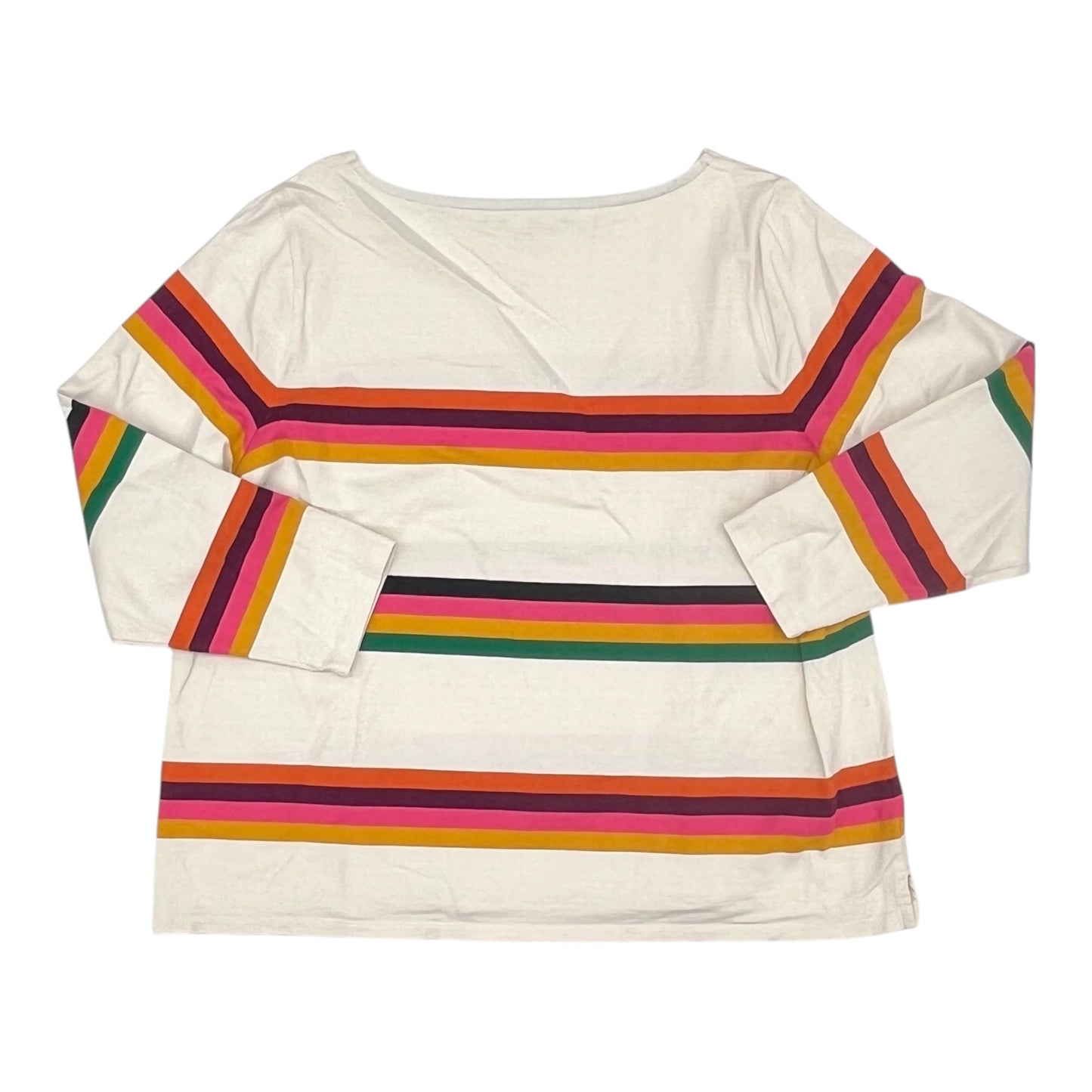 Top Ls By Talbots In Striped Pattern, Size:3X