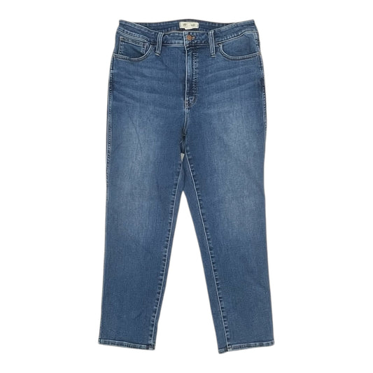 Jeans Skinny By Madewell In Blue Denim, Size:14
