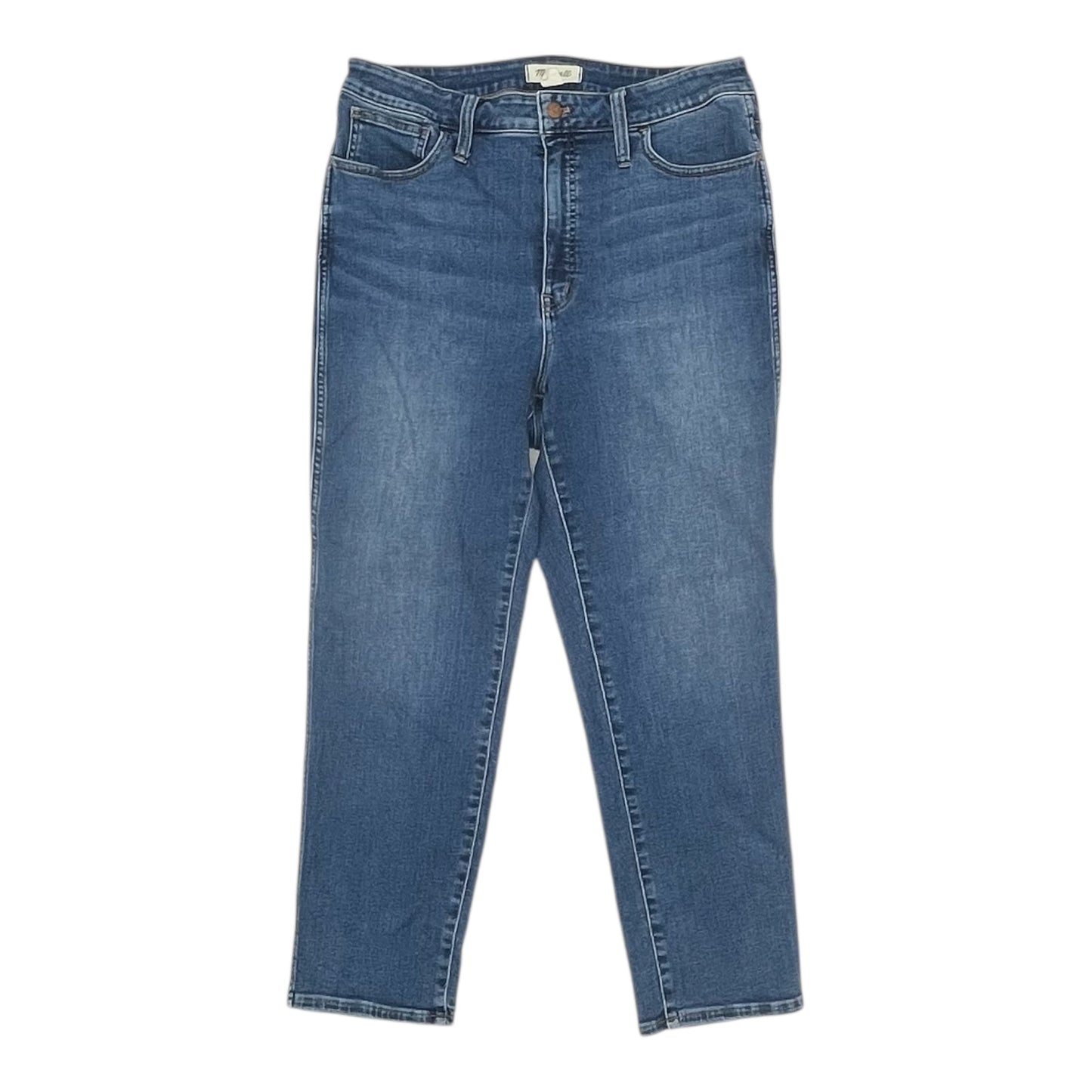 Jeans Skinny By Madewell In Blue Denim, Size:14