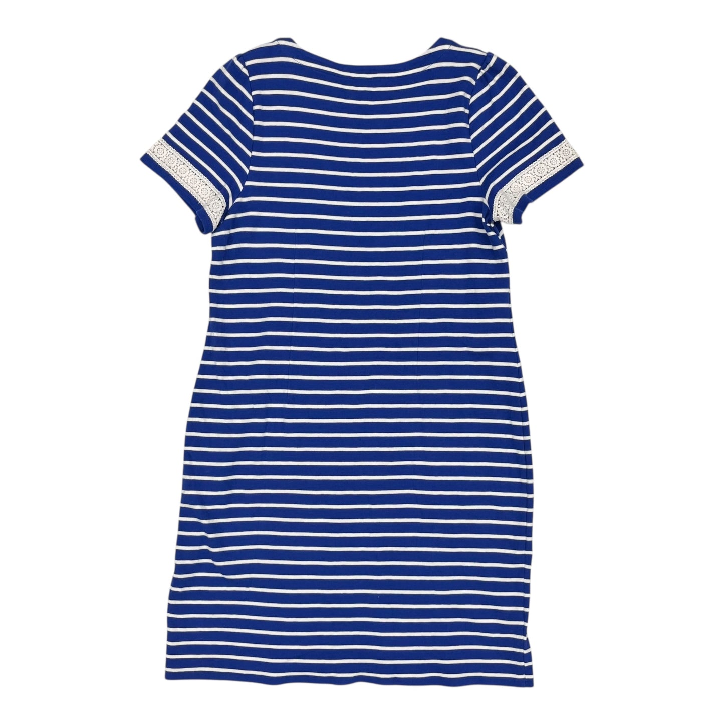Dress Casual Short By Talbots In Blue & White, Size:Xl