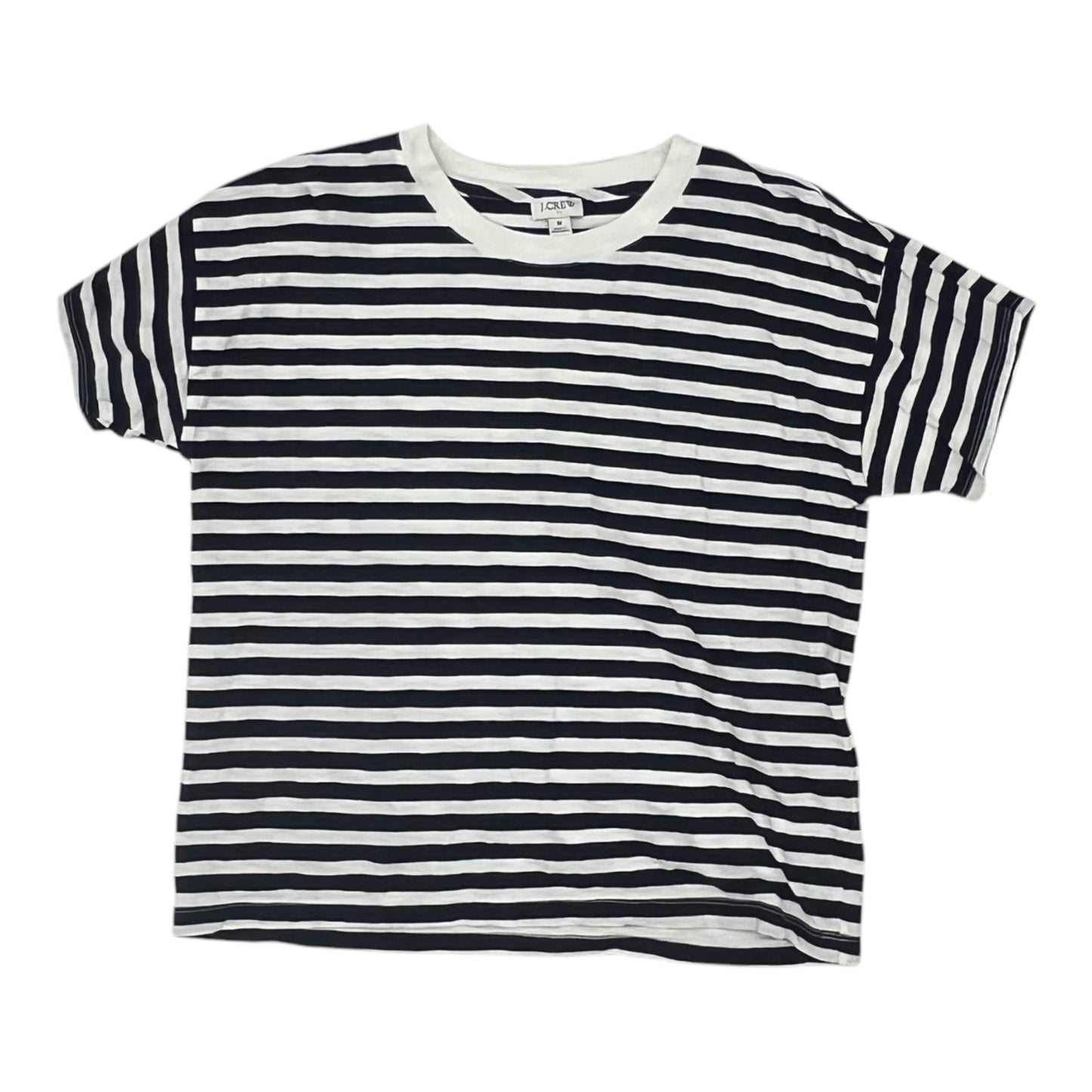 Top Ss By J. Crew In Blue & White, Size:M