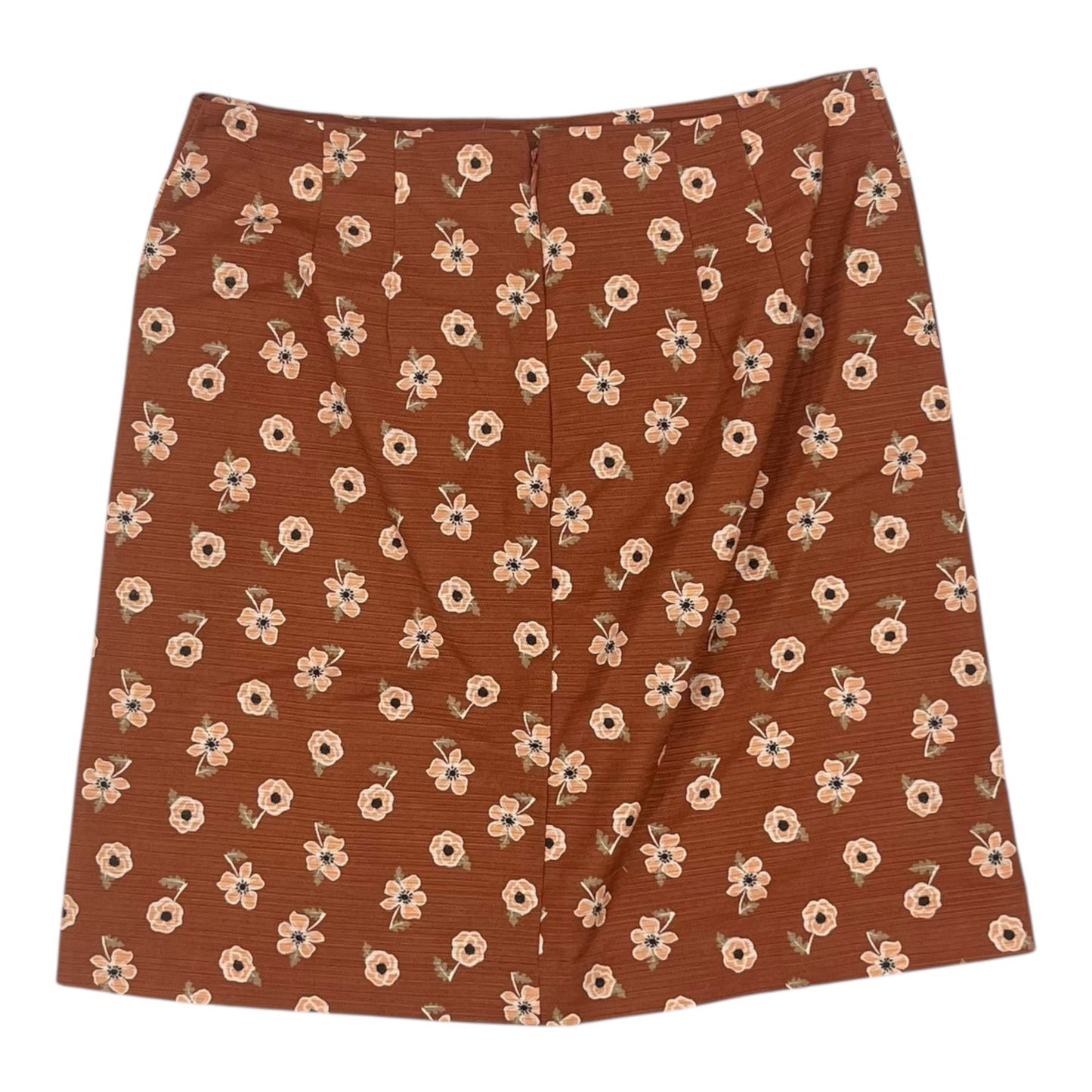 Skirt Mini & Short By Ann Taylor In Orange, Size:6