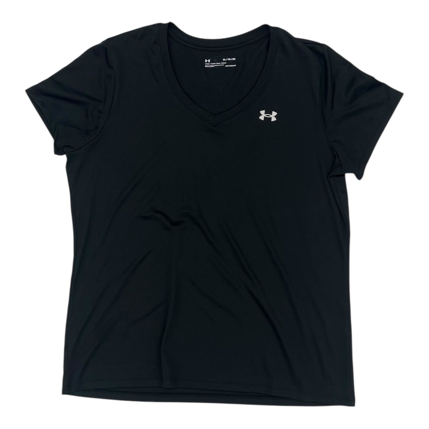 Athletic Top Ss By Under Armour In Black, Size:Xl