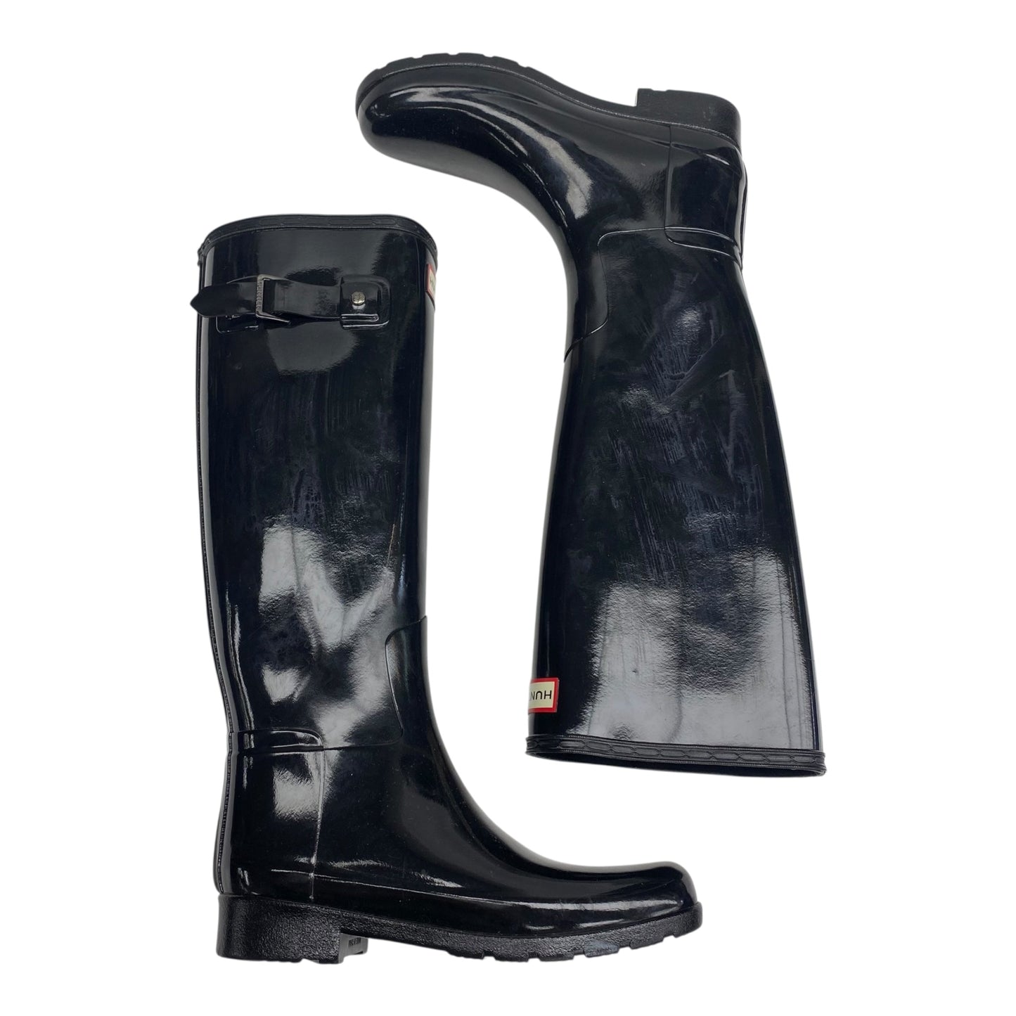 Boots Rain By Hunter In Black, Size:6