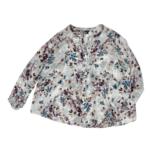 Blouse Ls By Torrid In Floral Print, Size:4X