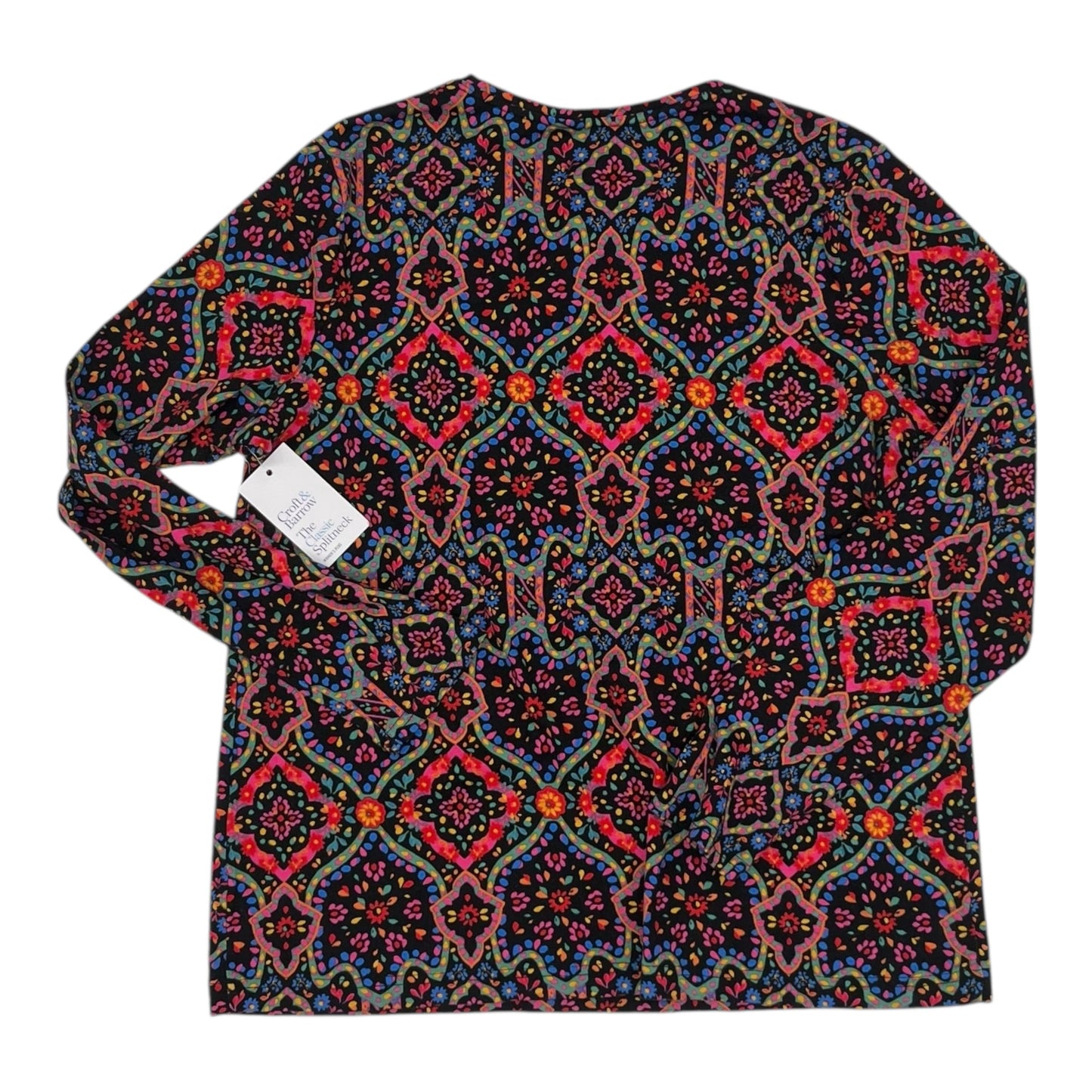 Top Ls By Croft And Barrow In Multi, Size:Xl