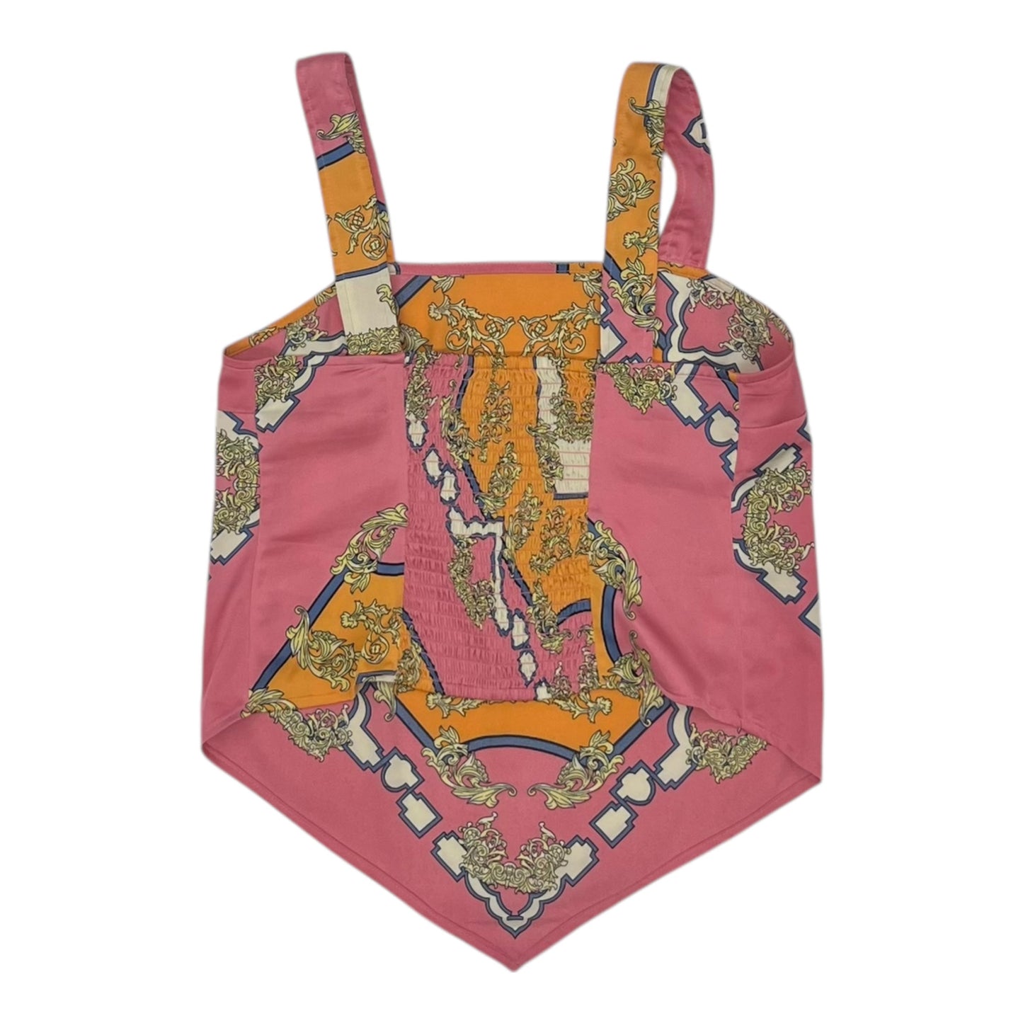 Blouse Sleeveless By Rachel Zoe In Orange & Pink, Size:Xs