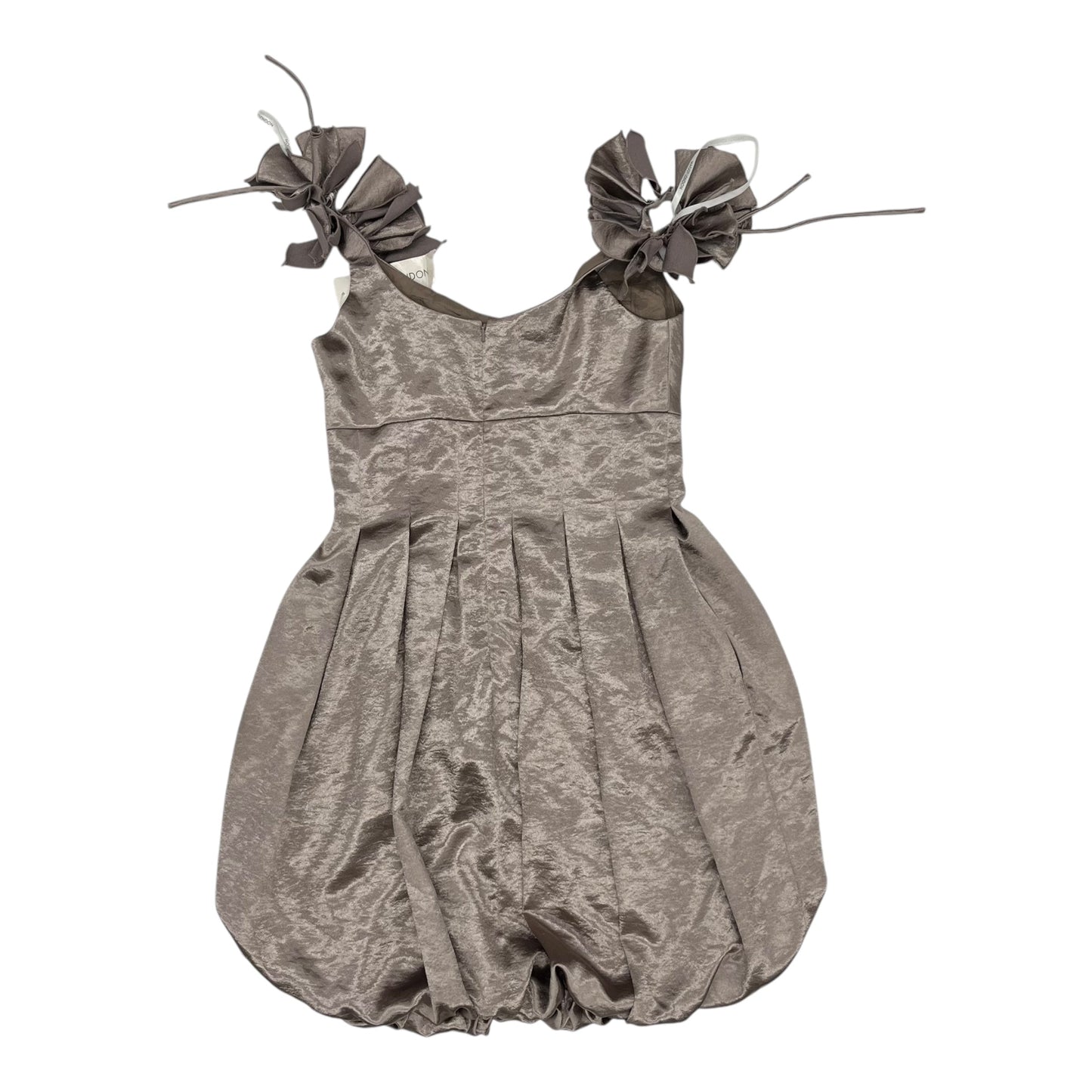 Dress Casual Short By Maggy London In Taupe, Size:4