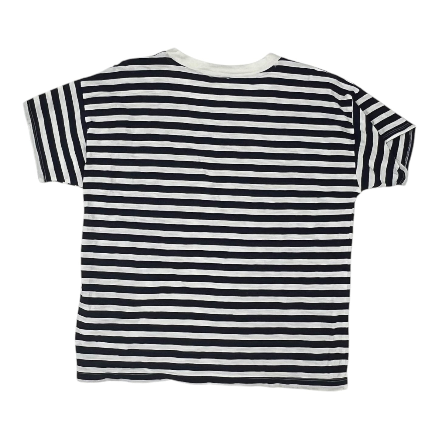 Top Ss By J. Crew In Blue & White, Size:M