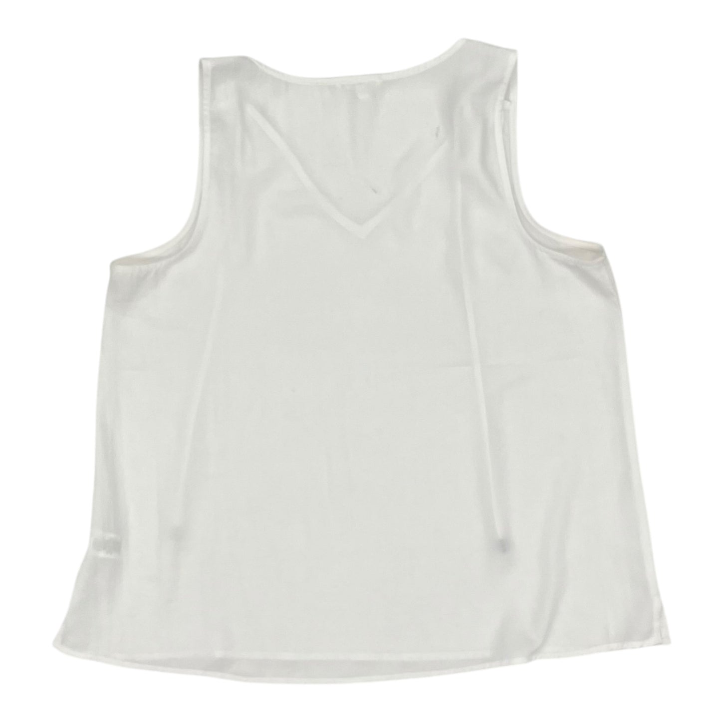 Blouse Sleeveless By Maurices In White, Size:L