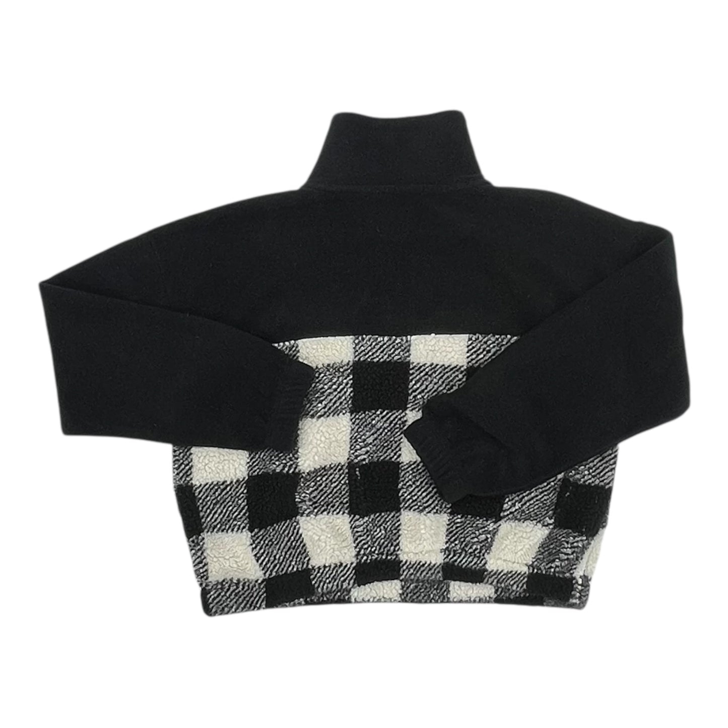 Sweatshirt Collar By Pink Rose In Black & Cream, Size:M