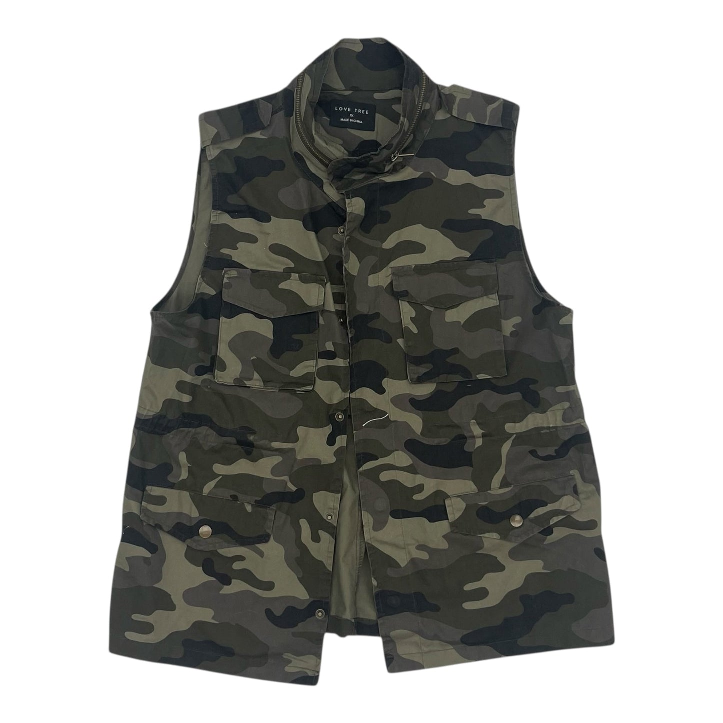 Vest Other By Love Tree In Camouflage Print, Size:1X