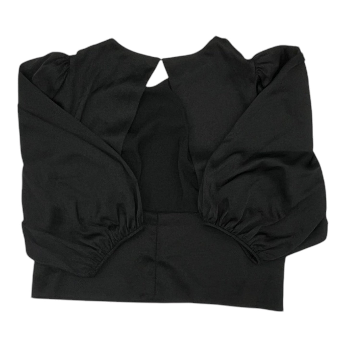 Blouse Ls By Express In Black, Size:Xl