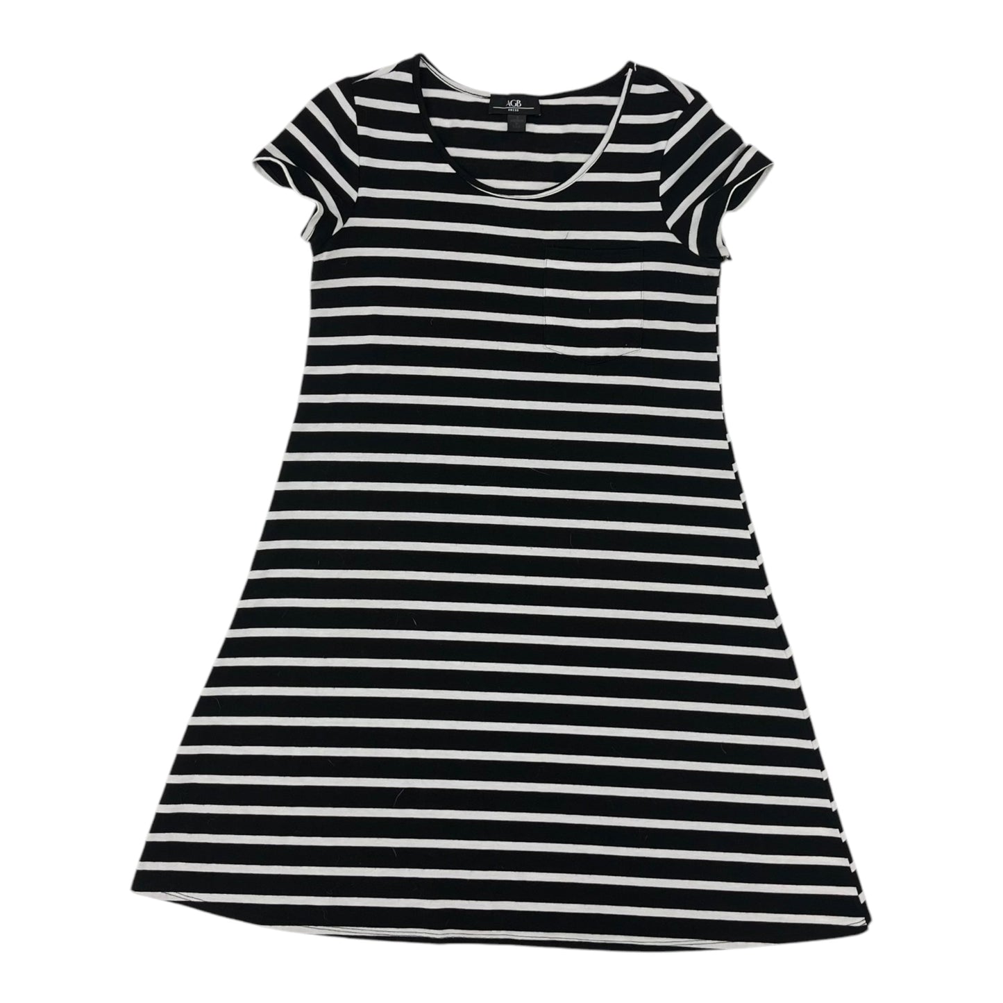 Dress Casual Short By Agb In Black & White, Size:S