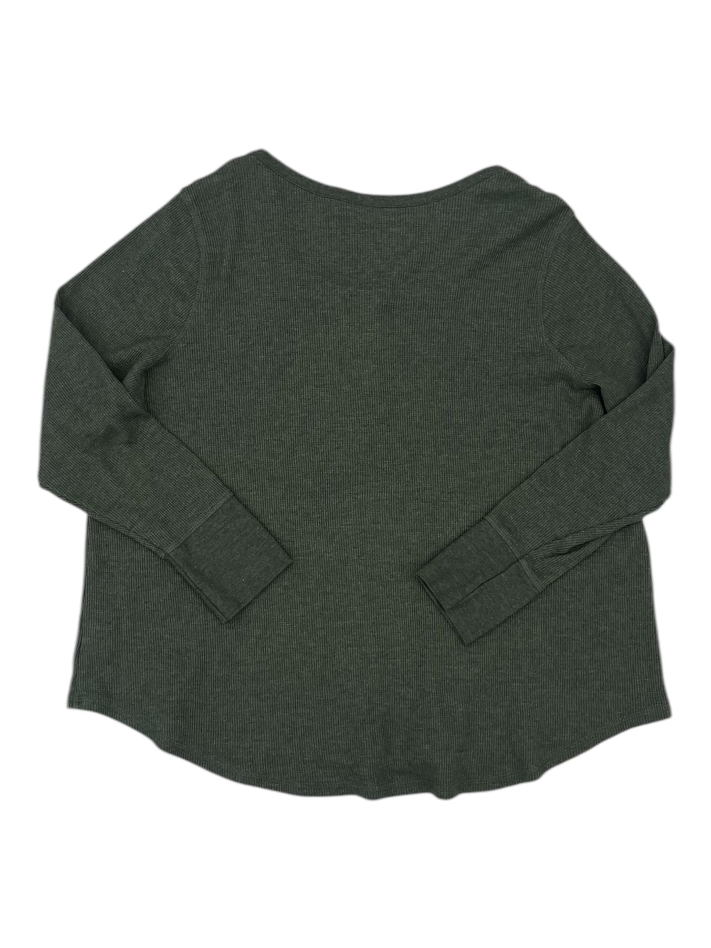 Top Ls Basic By Terra & Sky In Green, Size:2X