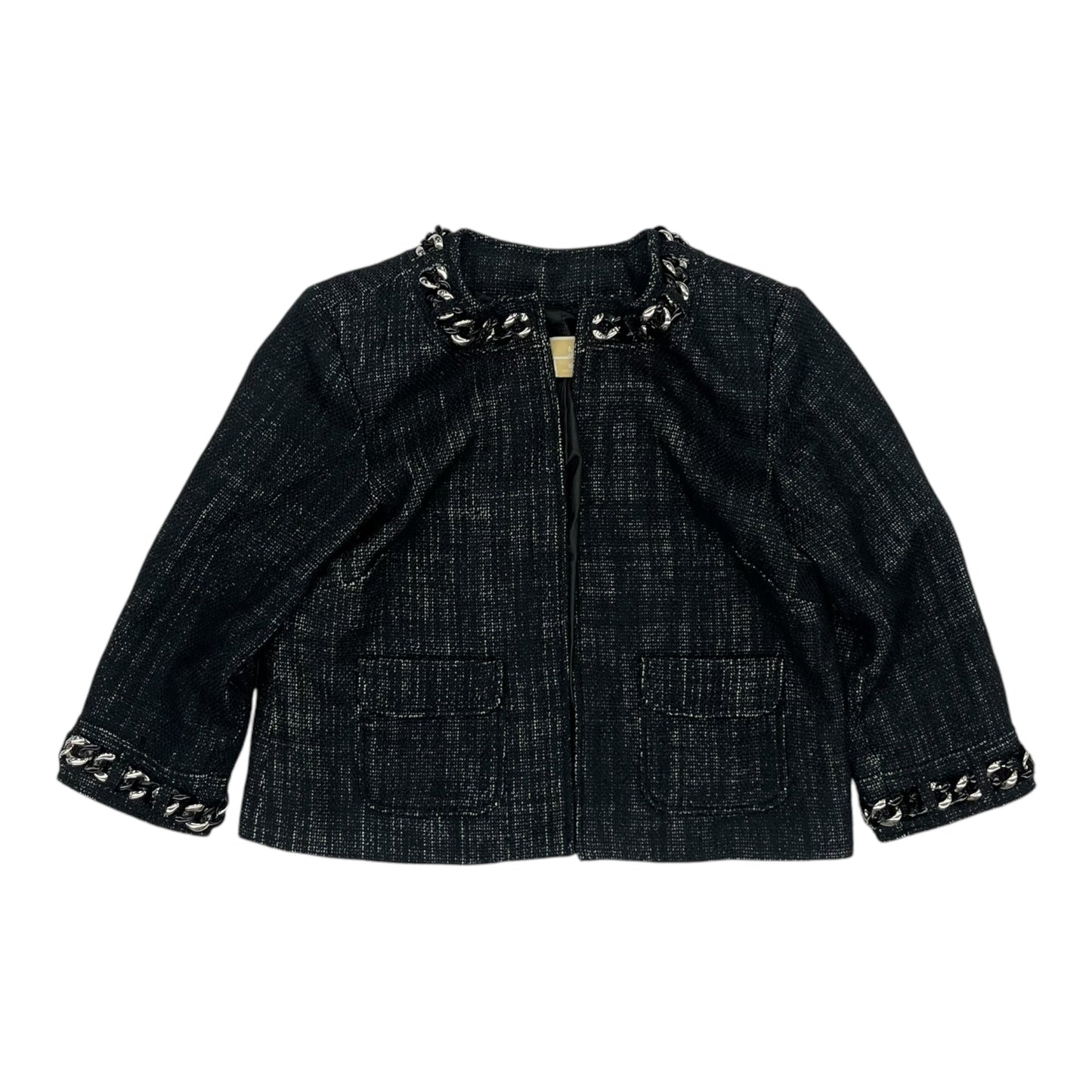 Jacket Designer By Michael Kors In Black, Size:6