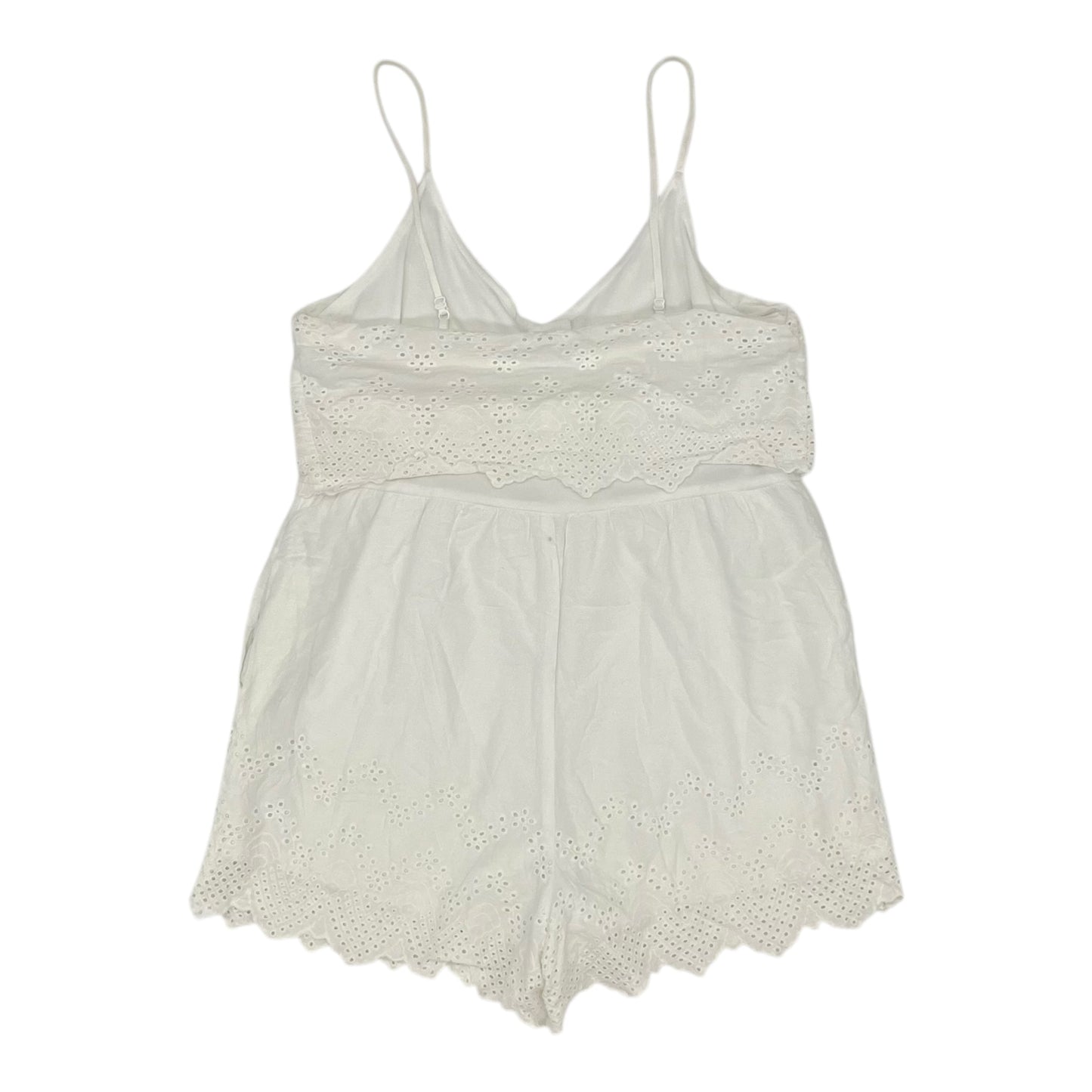 Romper By Fashion On Earth In White, Size:M