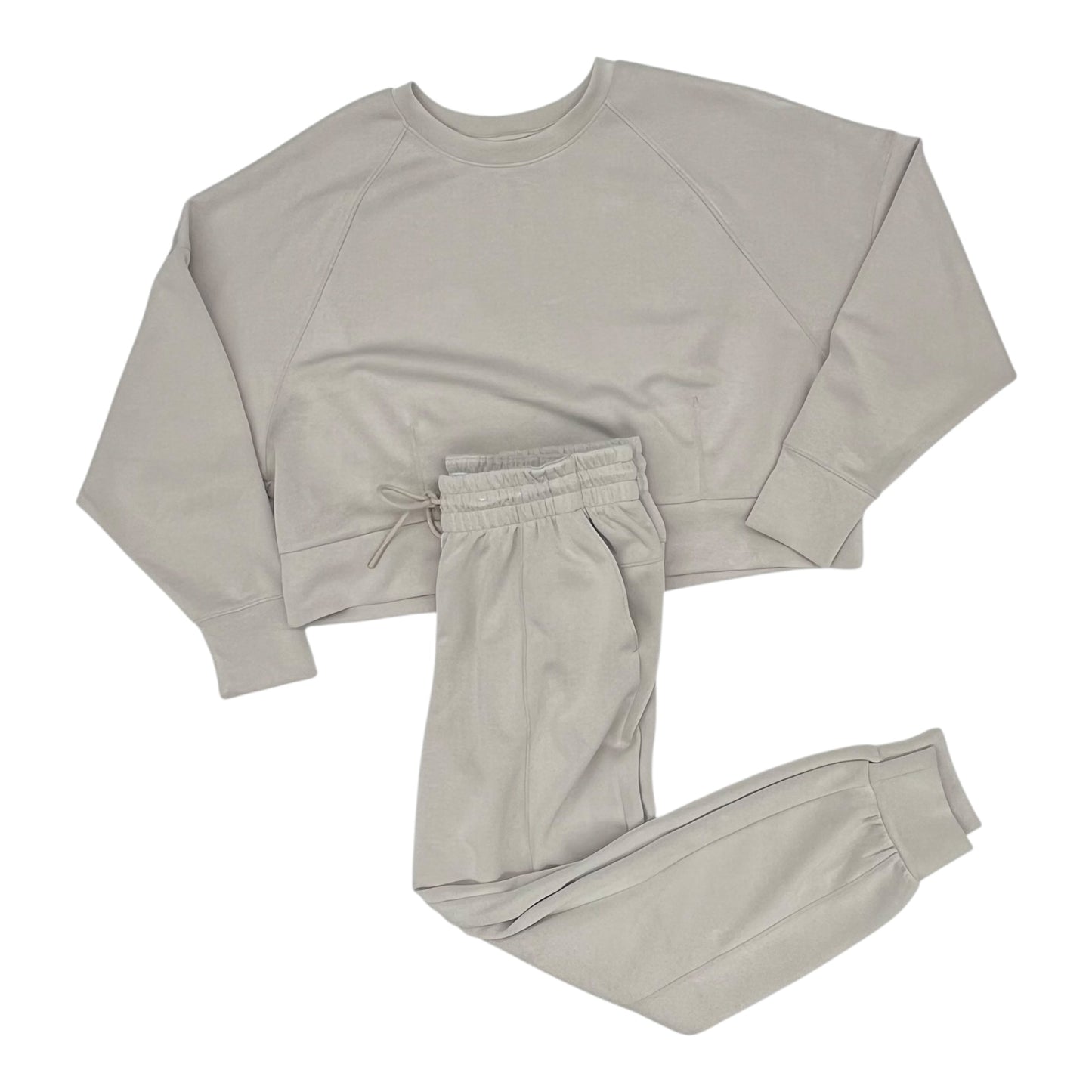 Lounge Set Pants By Flx In Tan, Size:L