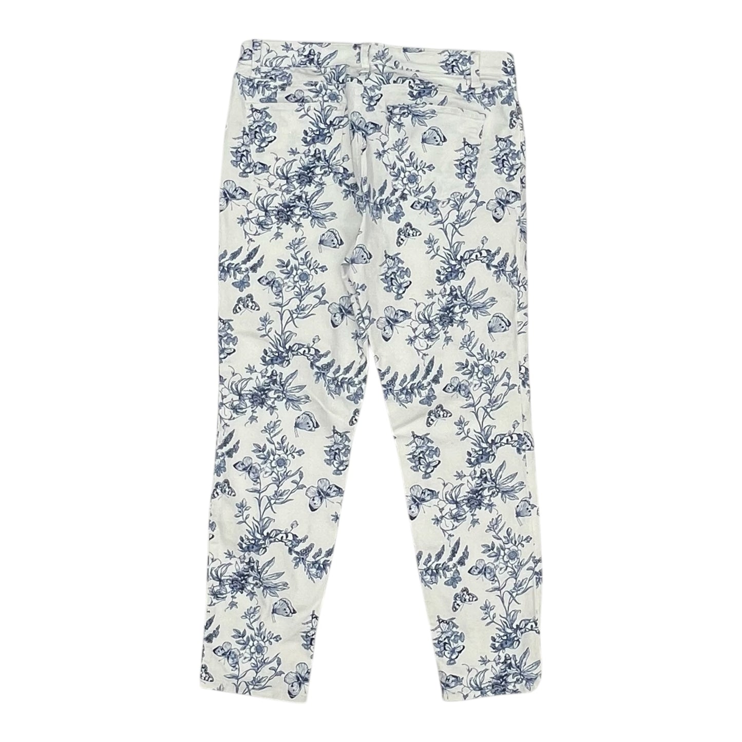 Jeans Skinny By Talbots In White Denim, Size:10