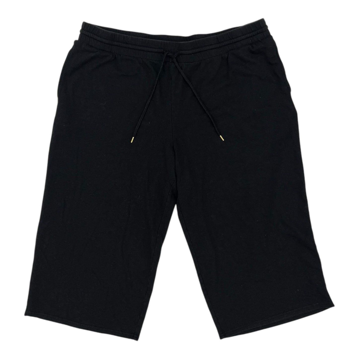 Pants Cropped By Terra & Sky In Black, Size:2X